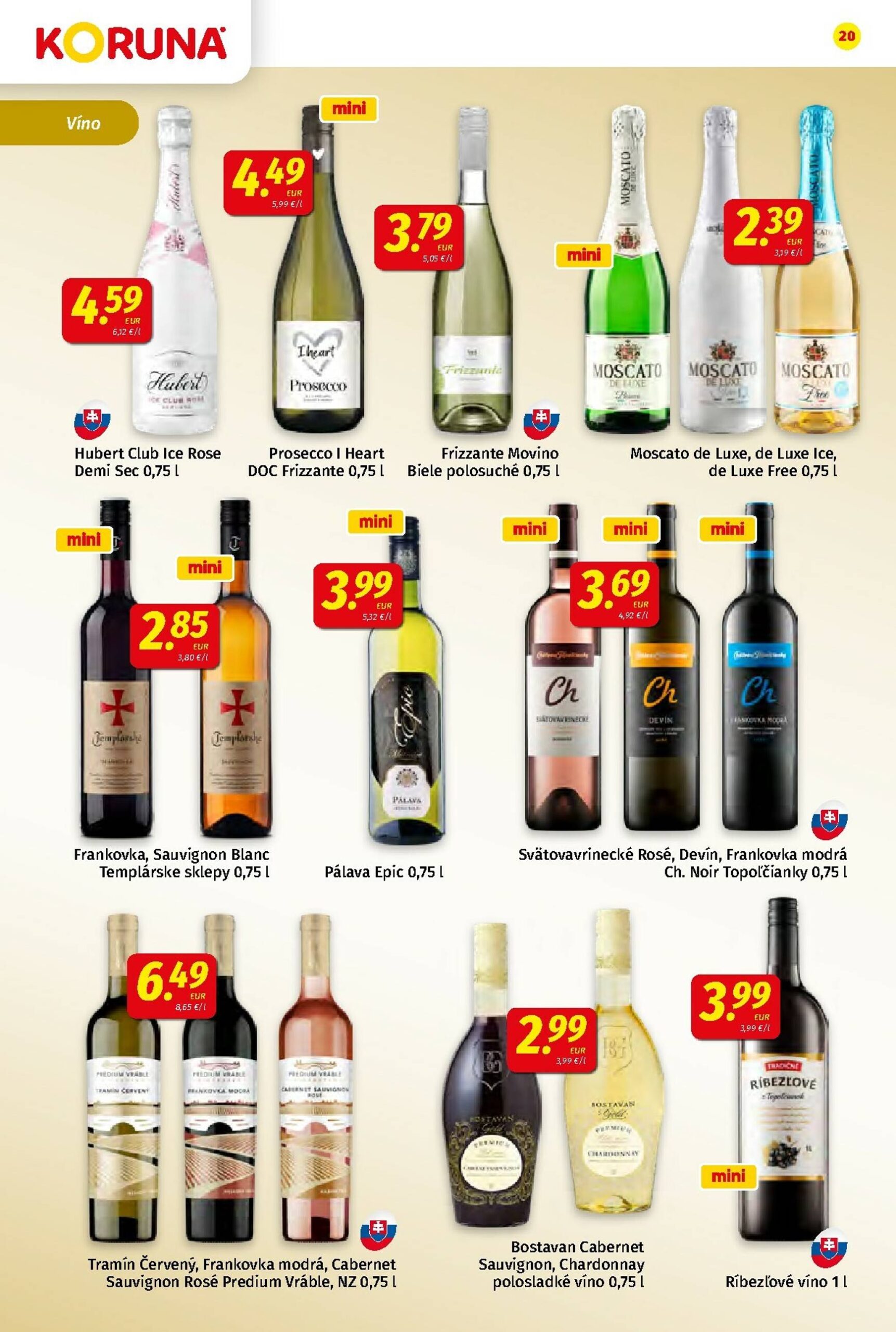 Page 20 of Aktuálny koruna leták platný od piatka 26.09 do 08.10