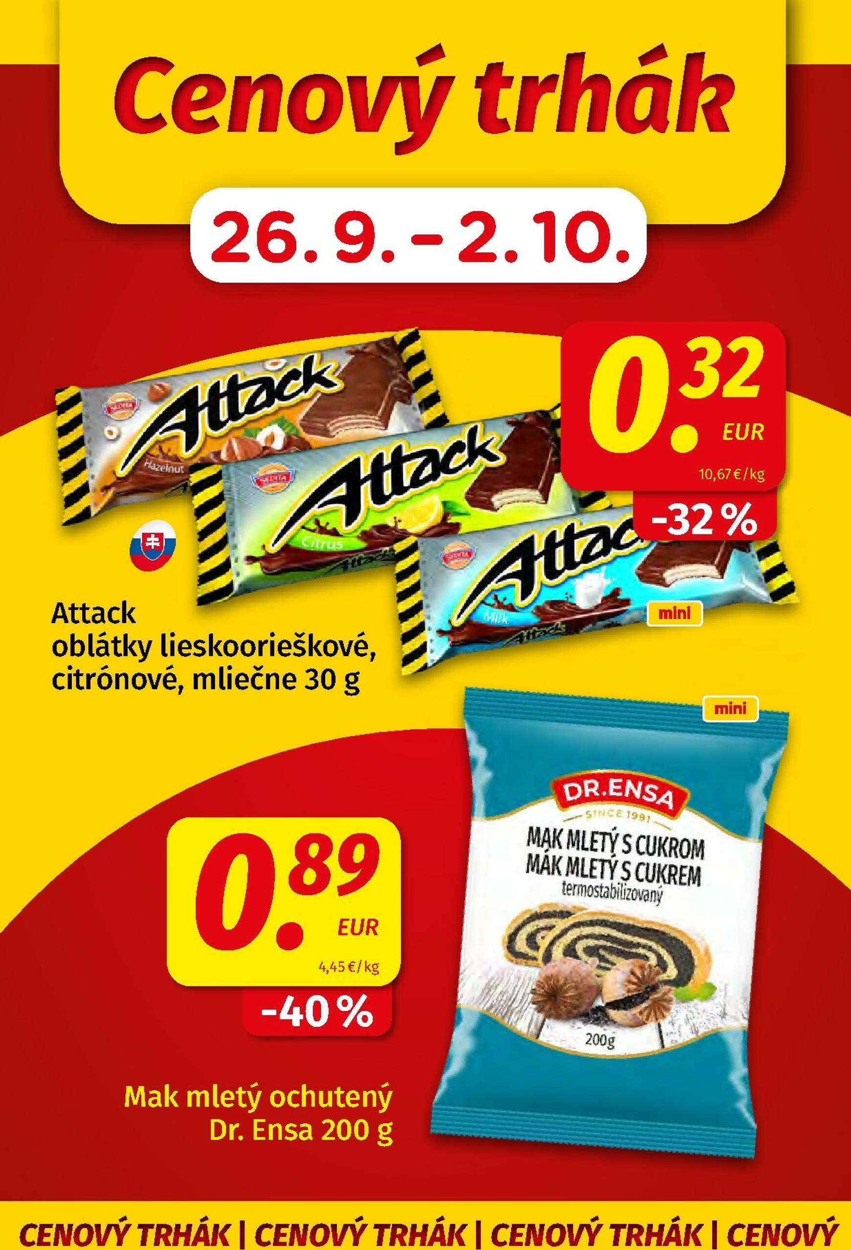 Page 2 of Aktuálny koruna leták platný od piatka 26.09 do 08.10