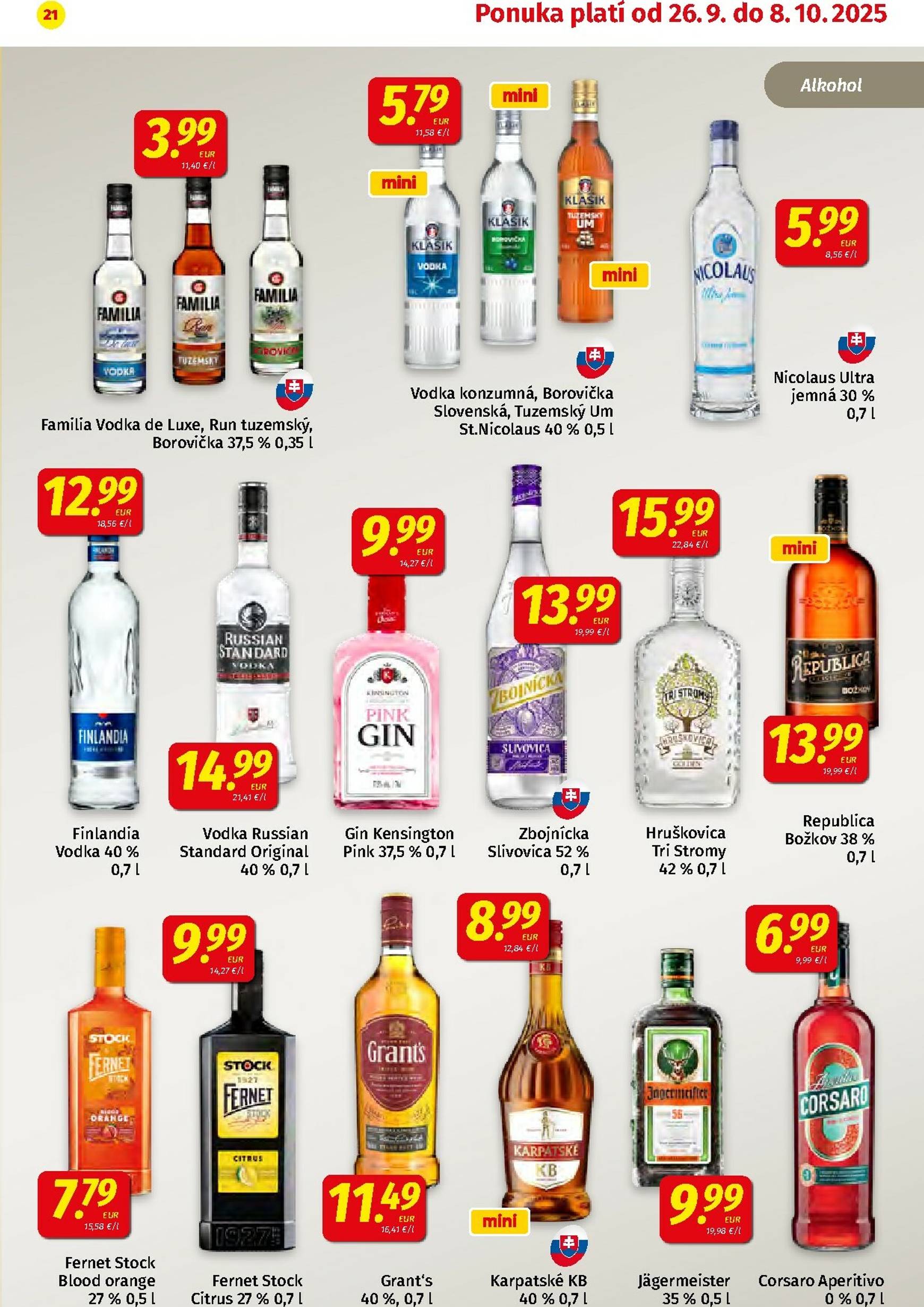 Page 21 of Aktuálny koruna leták platný od piatka 26.09 do 08.10