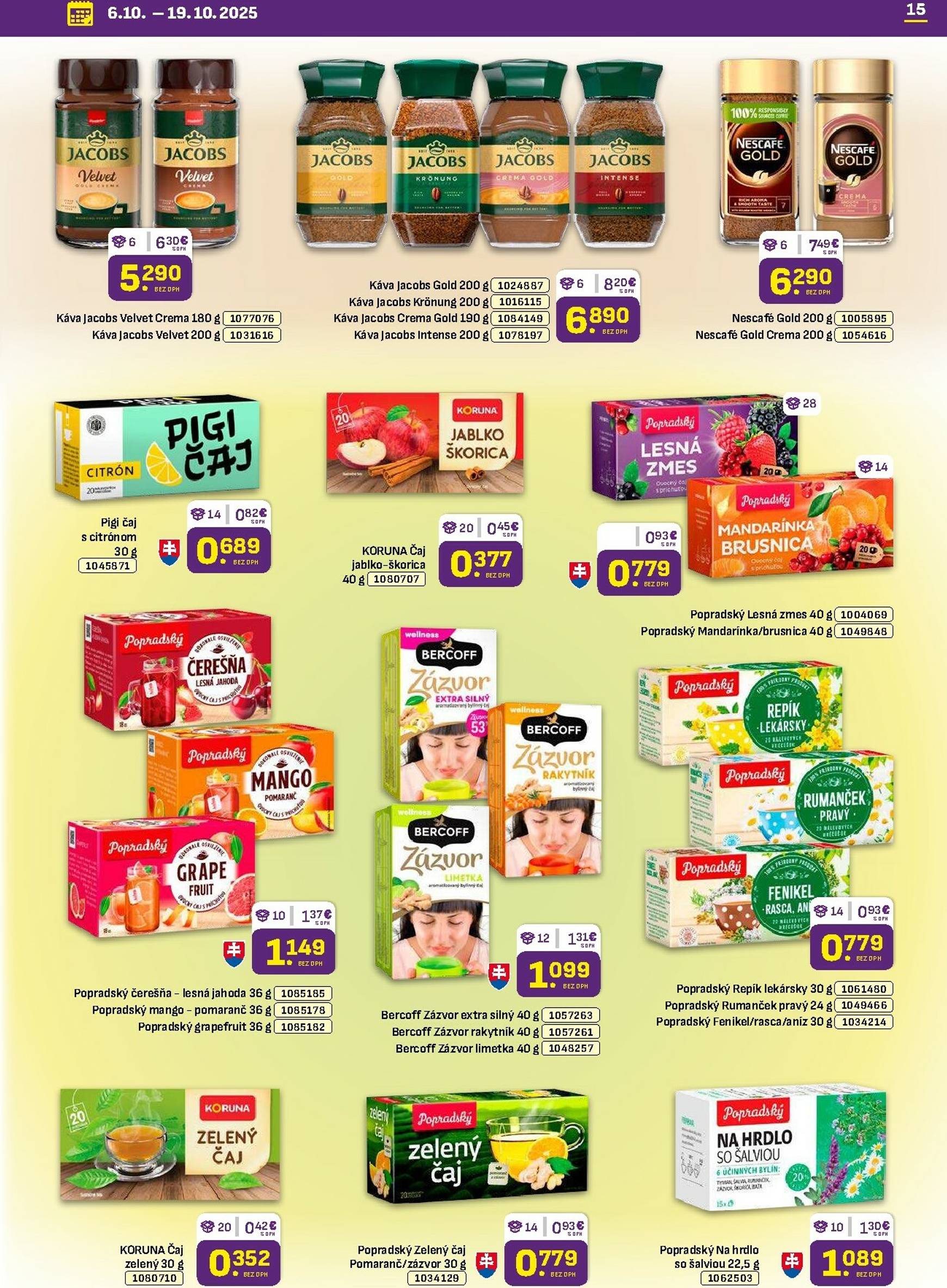 Page 15 of Aktuálny libex leták platný od pondelka 06.10 do 19.10