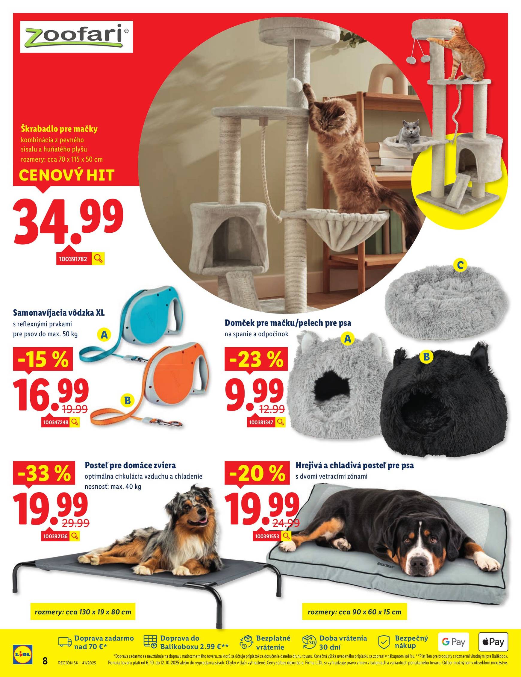 Page 8 of Aktuálny lidl leták platný od pondelka 06.10 do 12.10