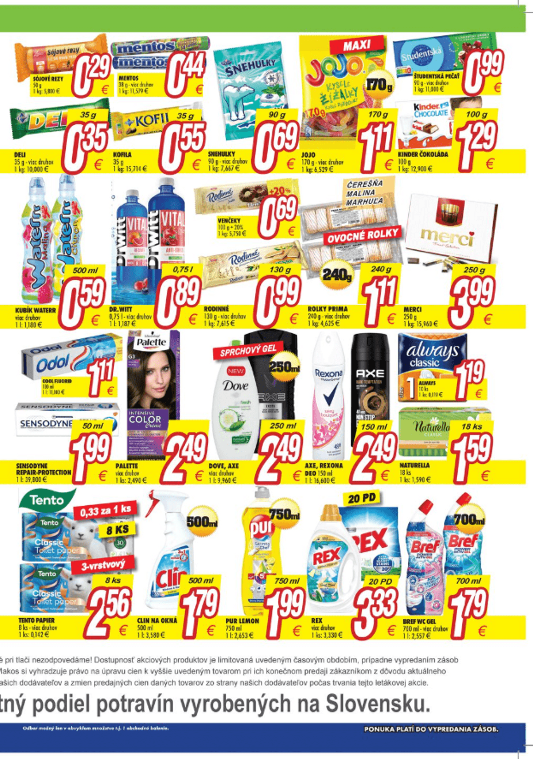 Page 4 of Aktuálny makos leták platný od pondelka 06.10 do 12.10