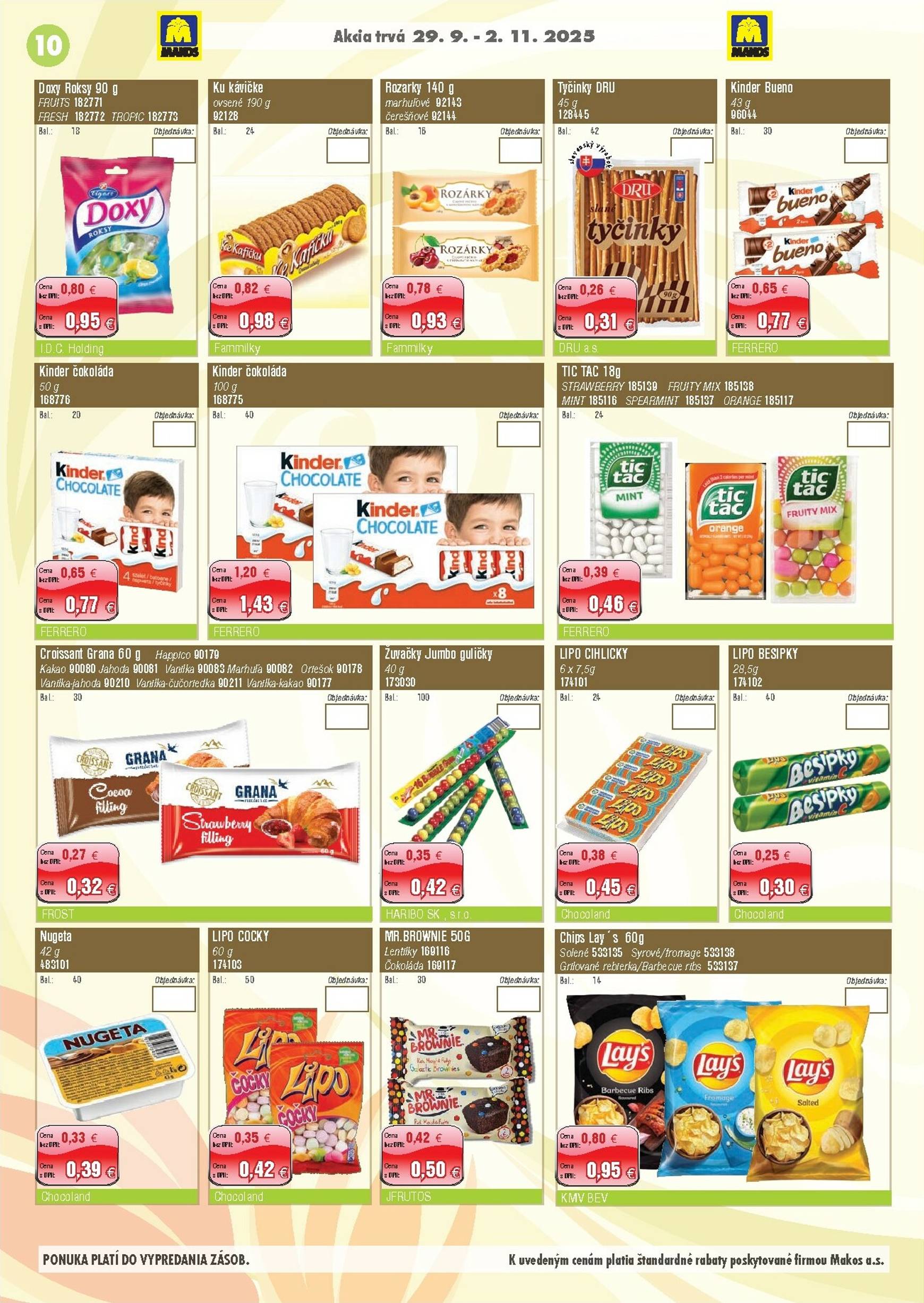 Page 10 of Aktuálny makos leták platný od pondelka 29.09 do 02.11