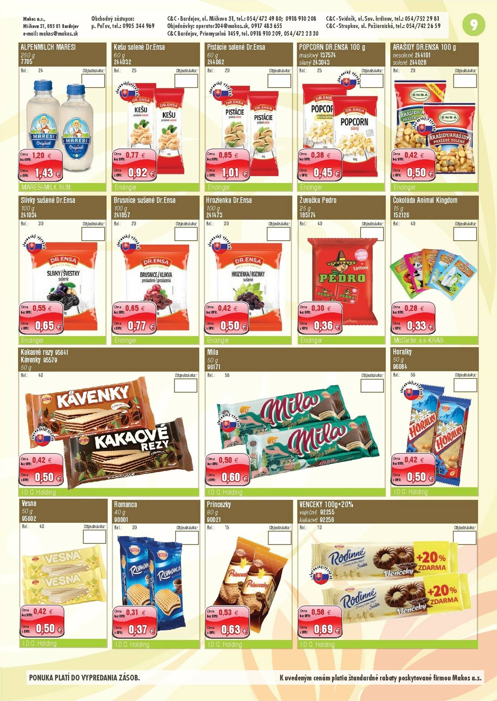 Page 9 of Aktuálny makos leták platný od pondelka 29.09 do 02.11