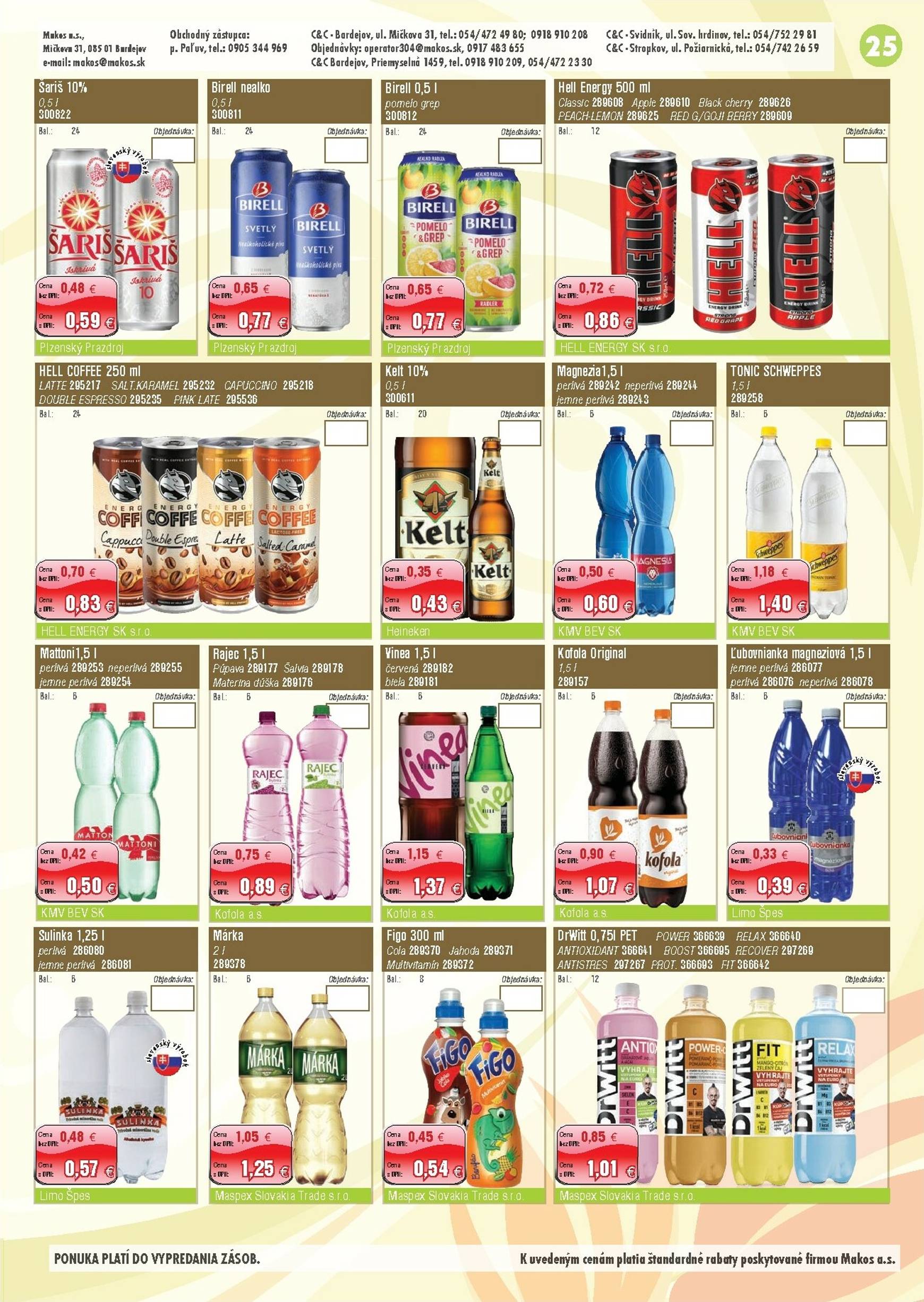 Page 25 of Aktuálny makos leták platný od pondelka 29.09 do 02.11