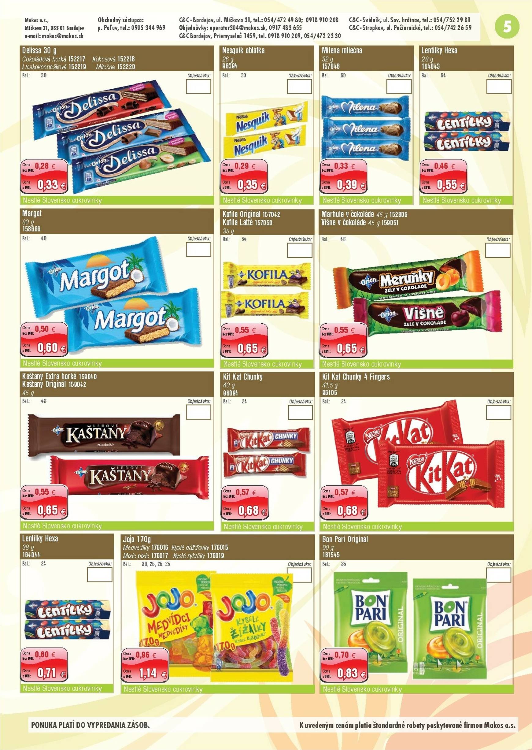 Page 5 of Aktuálny makos leták platný od pondelka 29.09 do 02.11