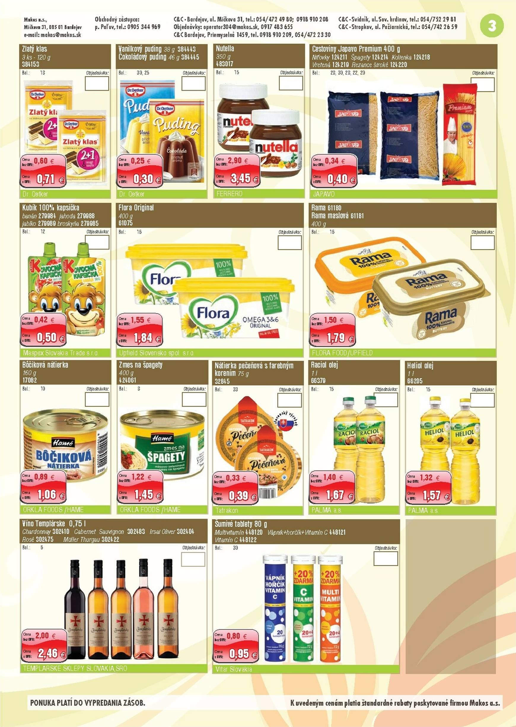 Page 3 of Aktuálny makos leták platný od pondelka 29.09 do 02.11