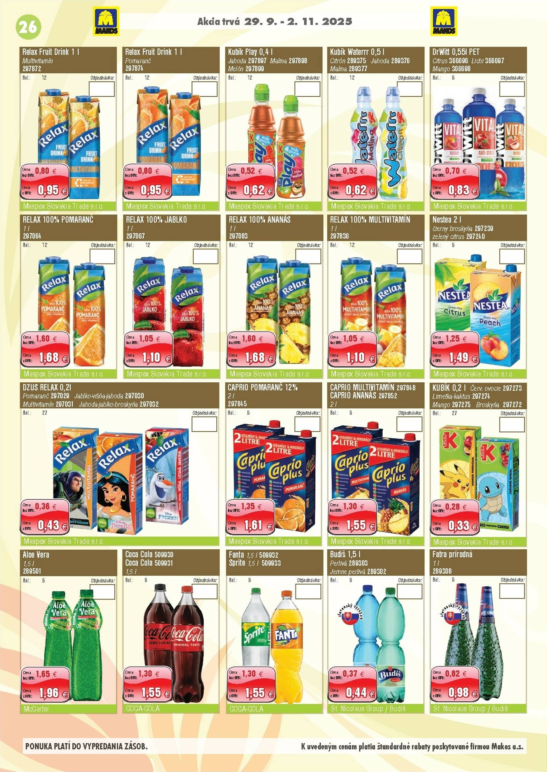 Page 26 of Aktuálny makos leták platný od pondelka 29.09 do 02.11
