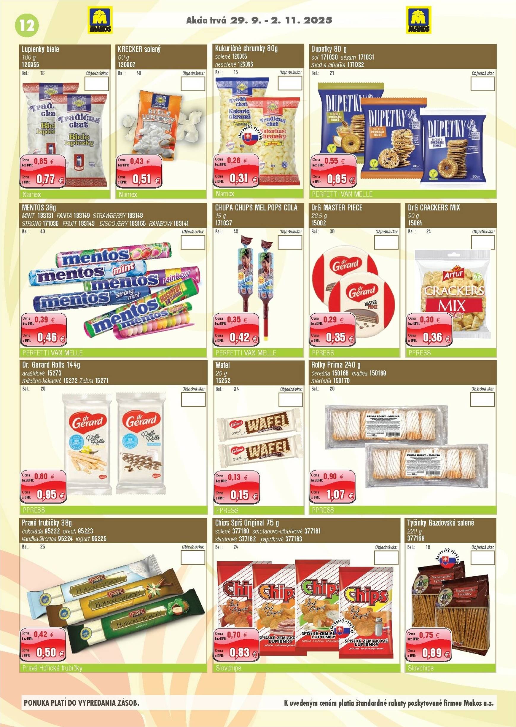 Page 12 of Aktuálny makos leták platný od pondelka 29.09 do 02.11