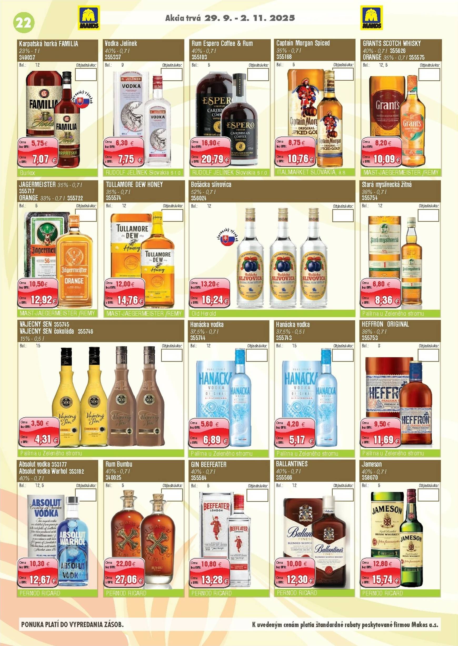 Page 22 of Aktuálny makos leták platný od pondelka 29.09 do 02.11