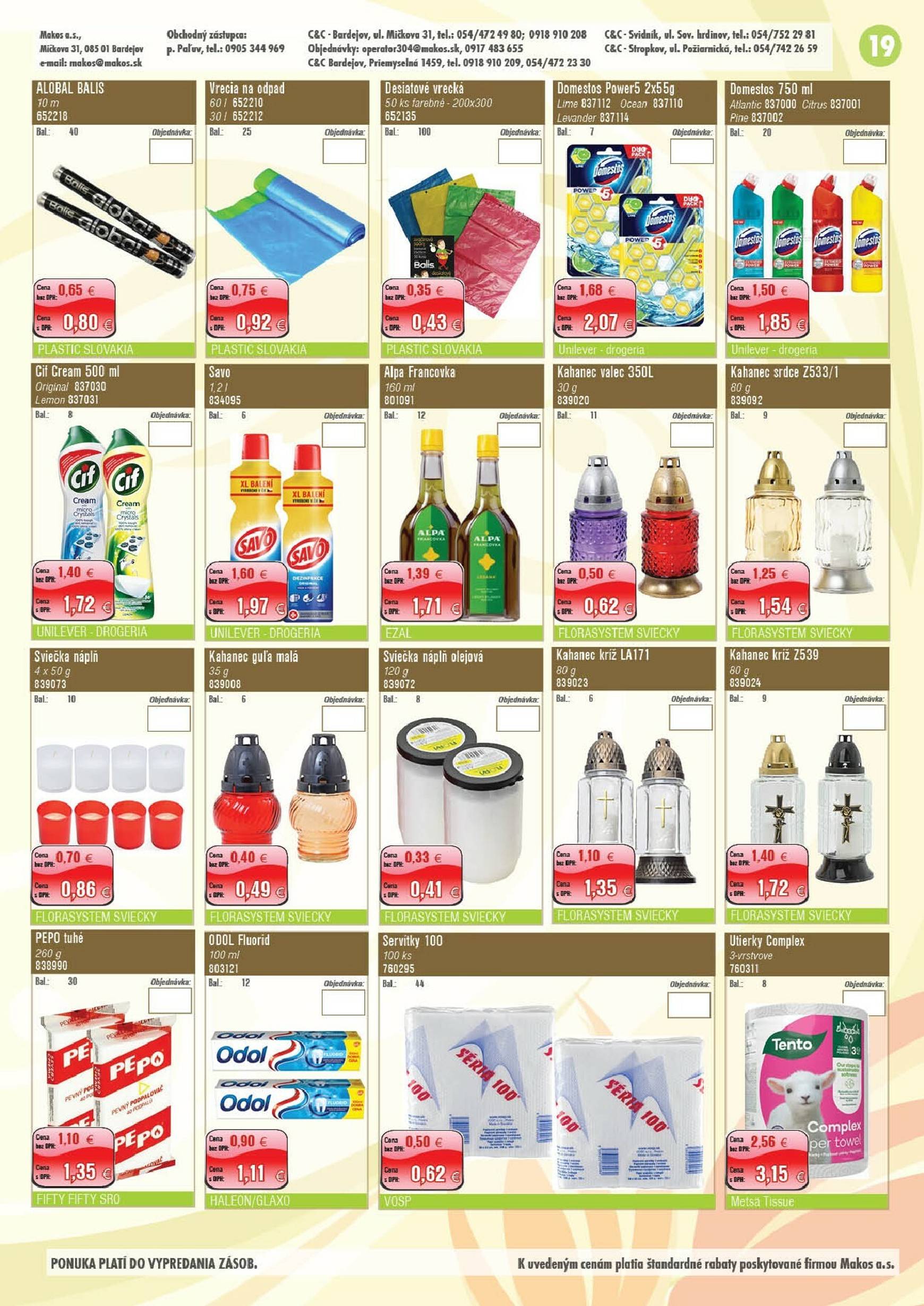 Page 19 of Aktuálny makos leták platný od pondelka 29.09 do 02.11