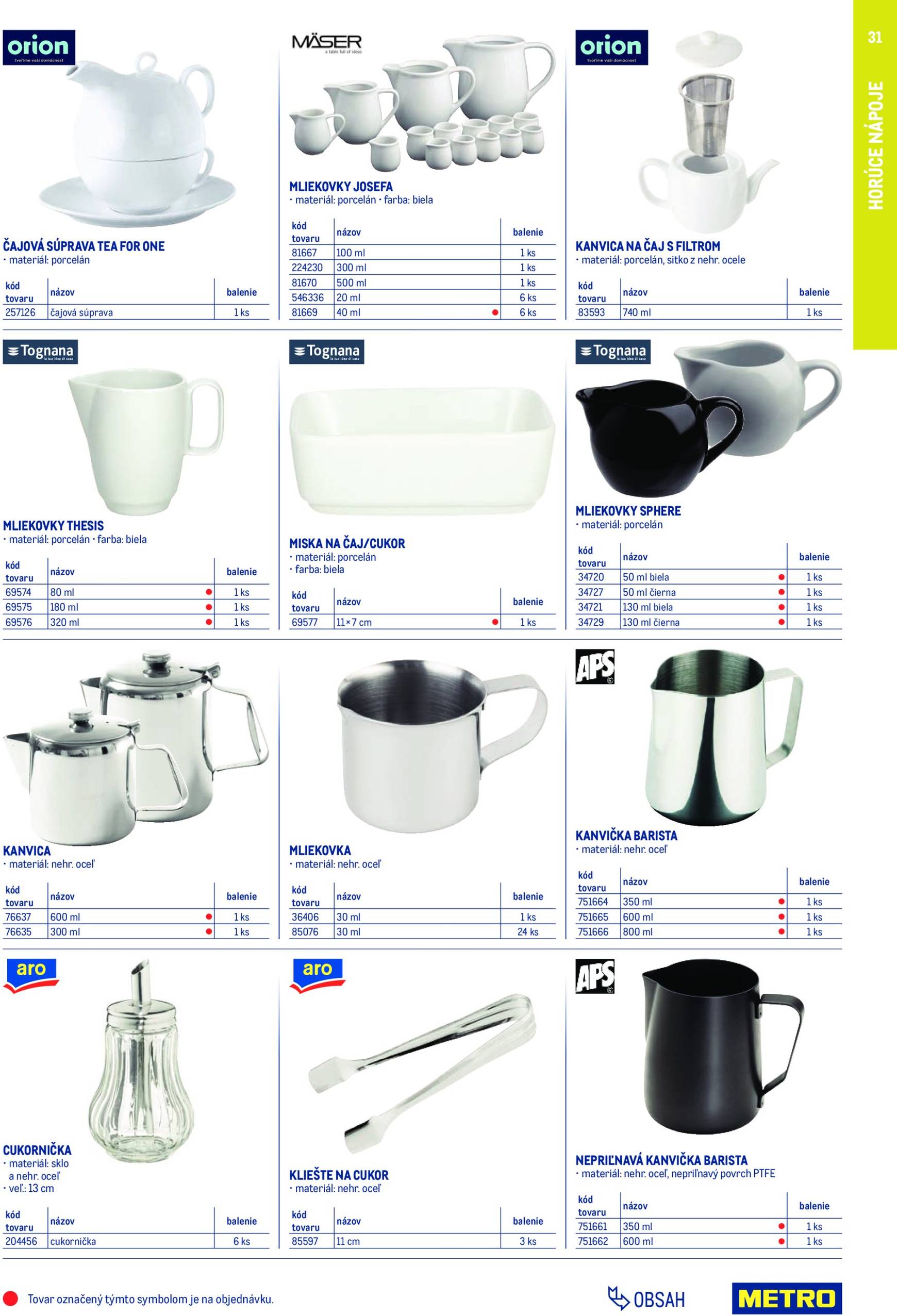 Page 31 of Aktuálny metro leták platný od nedele 01.02 do 31.01