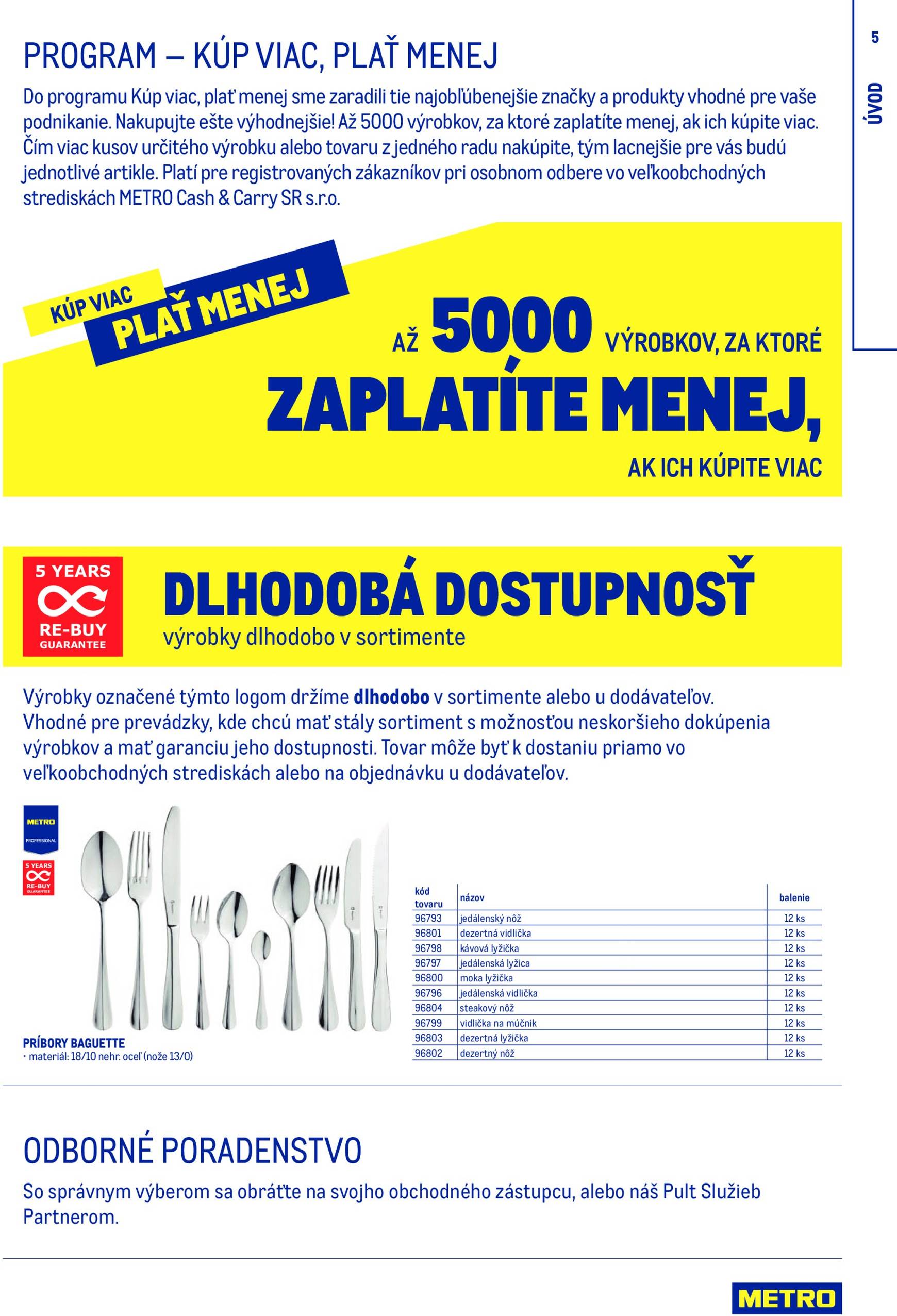 Page 5 of Aktuálny metro leták platný od nedele 01.02 do 31.01