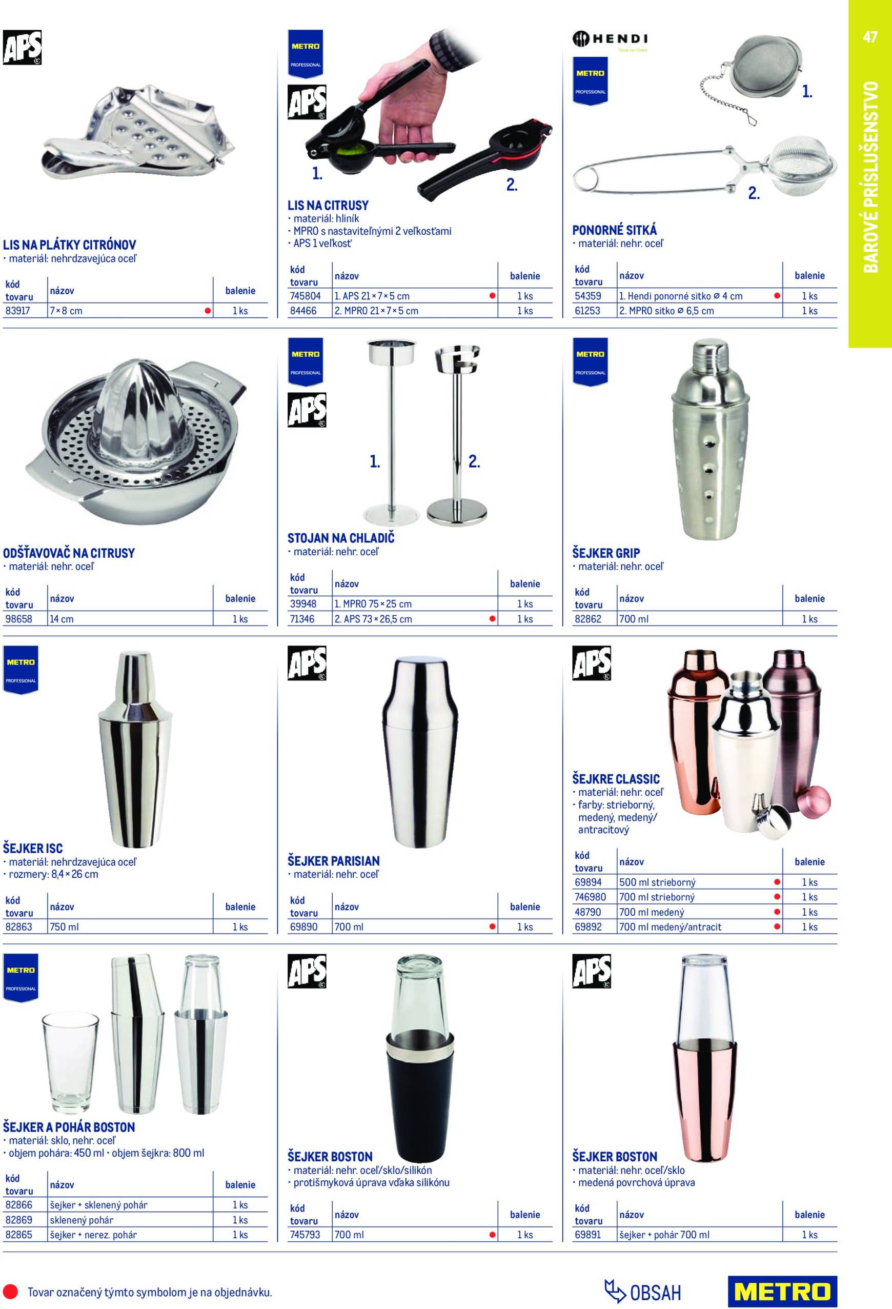Page 47 of Aktuálny metro leták platný od nedele 01.02 do 31.01