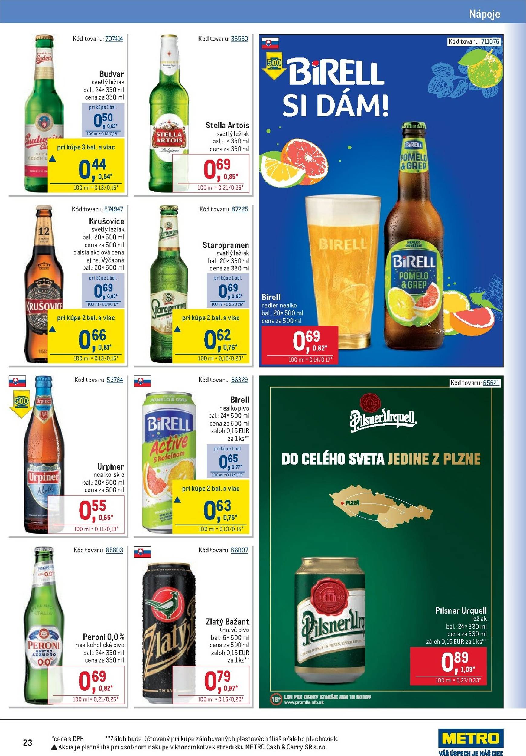 Page 23 of Aktuálny metro leták platný od stredy 10.09 do 07.10