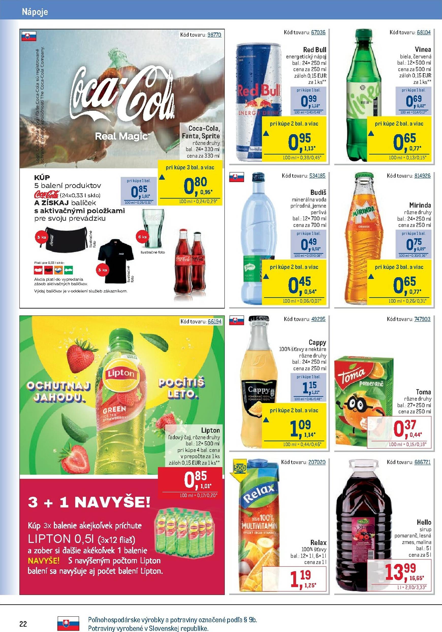 Page 22 of Aktuálny metro leták platný od stredy 10.09 do 07.10