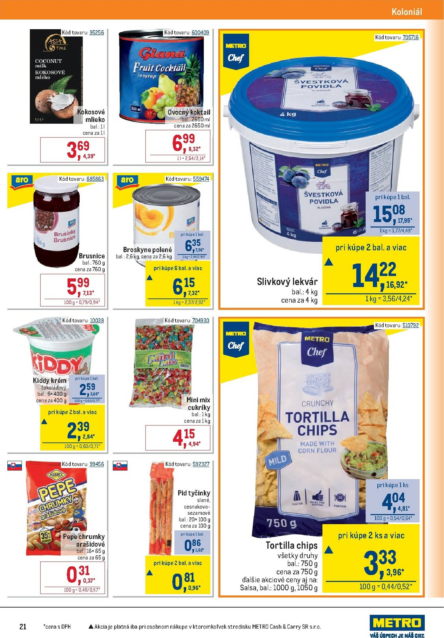 Page 21 of Aktuálny metro leták platný od stredy 10.09 do 07.10