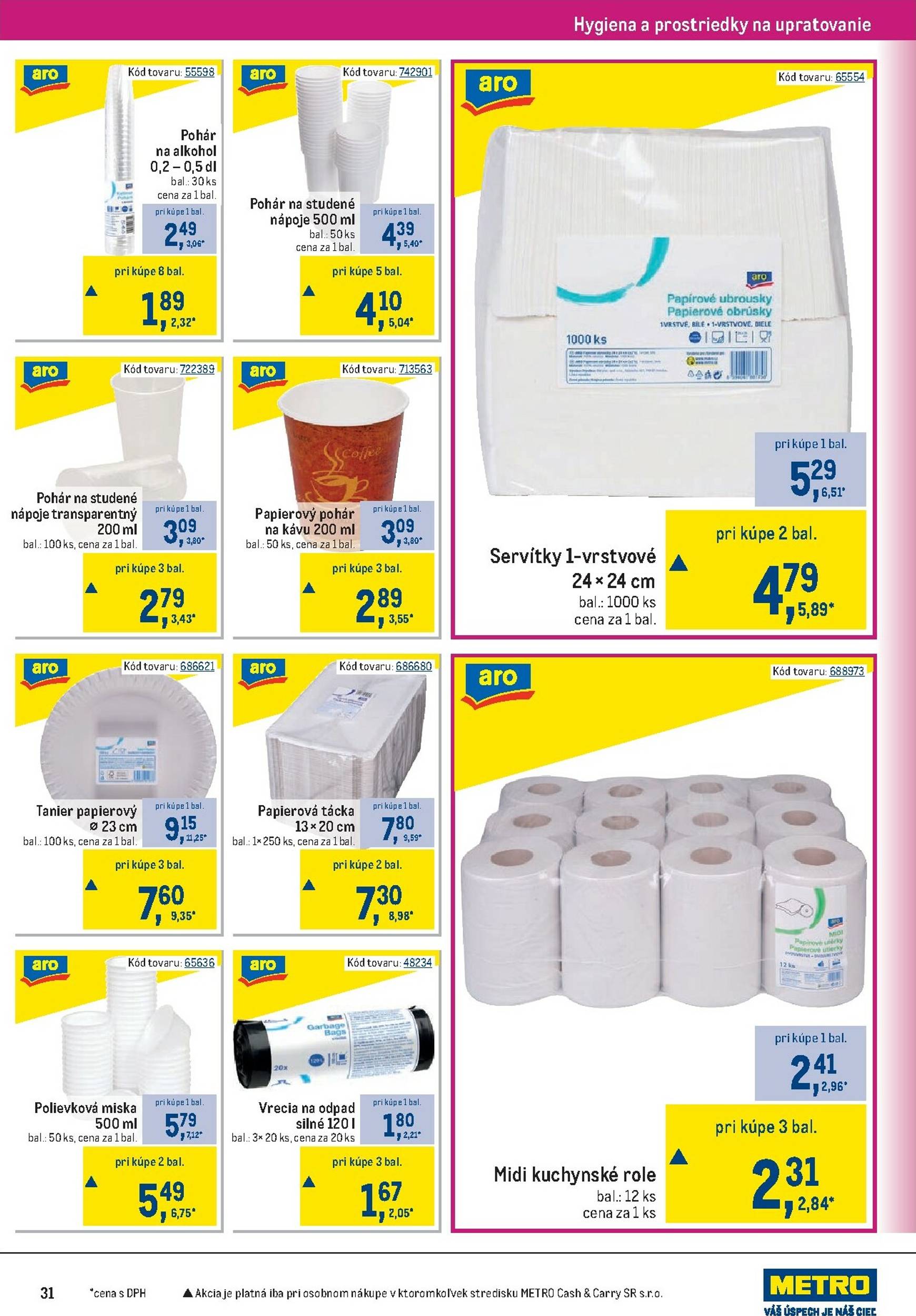 Page 31 of Aktuálny metro leták platný od stredy 10.09 do 07.10