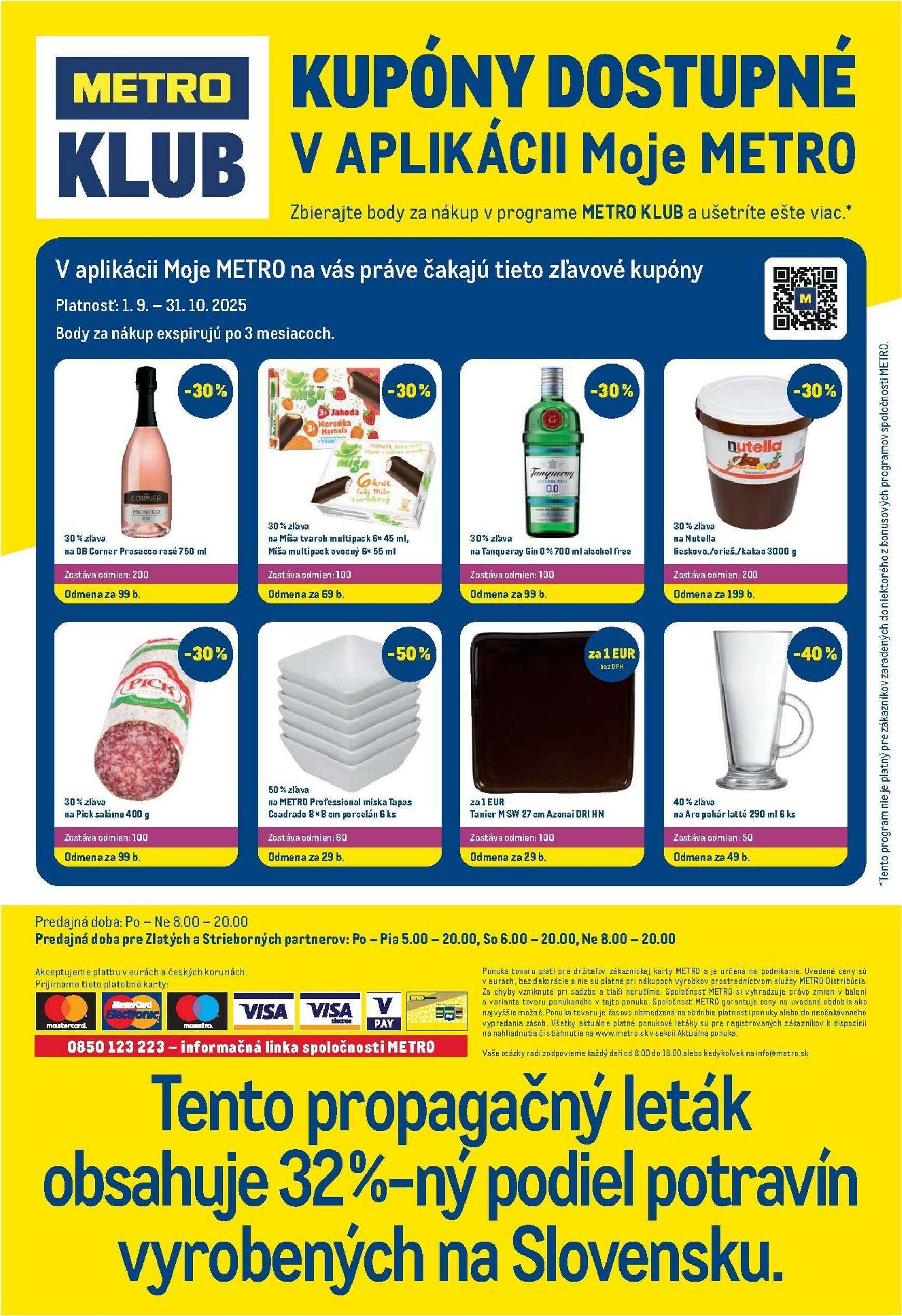 Page 40 of Aktuálny metro leták platný od stredy 24.09 do 07.10