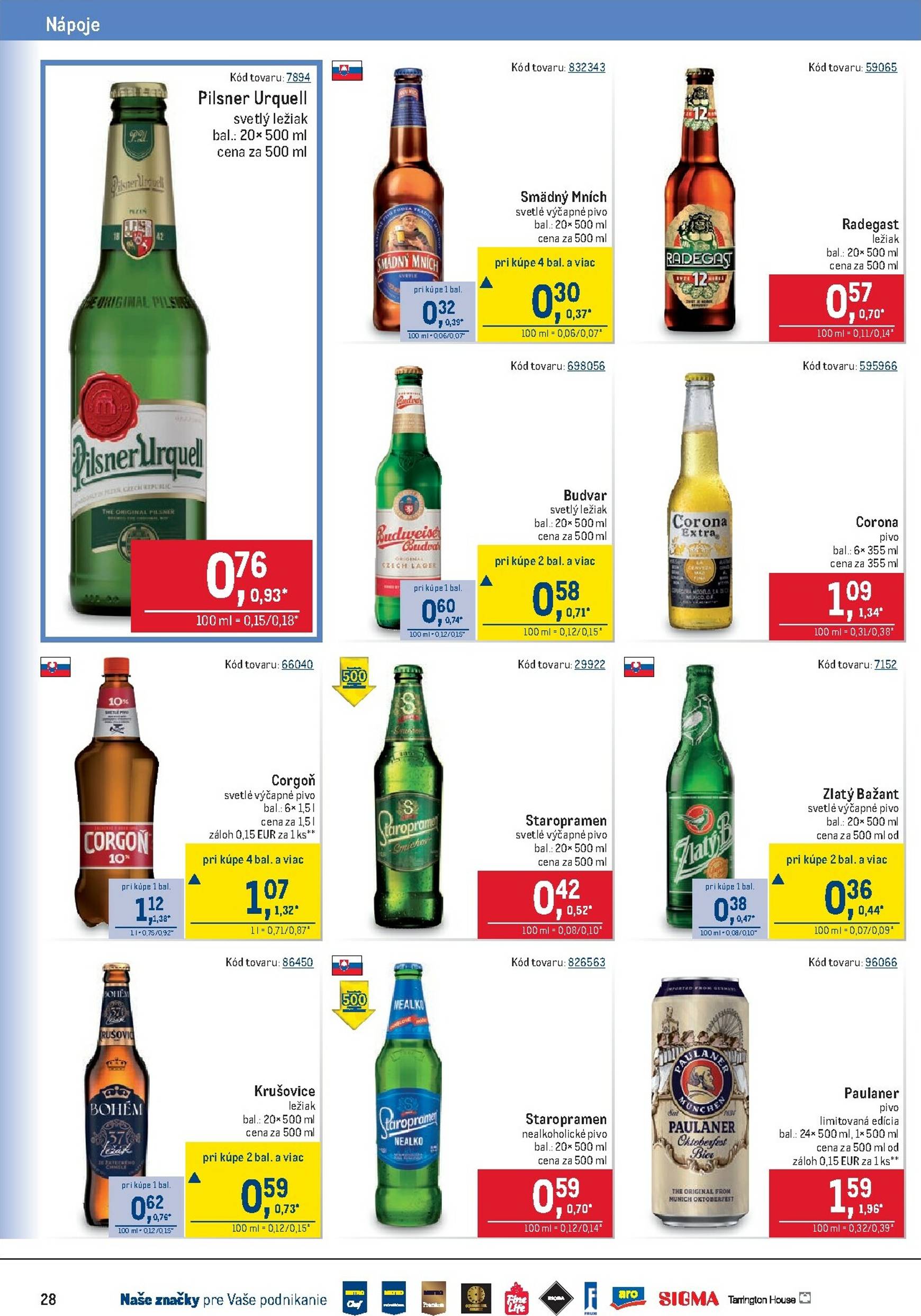 Page 28 of Aktuálny metro leták platný od stredy 24.09 do 07.10