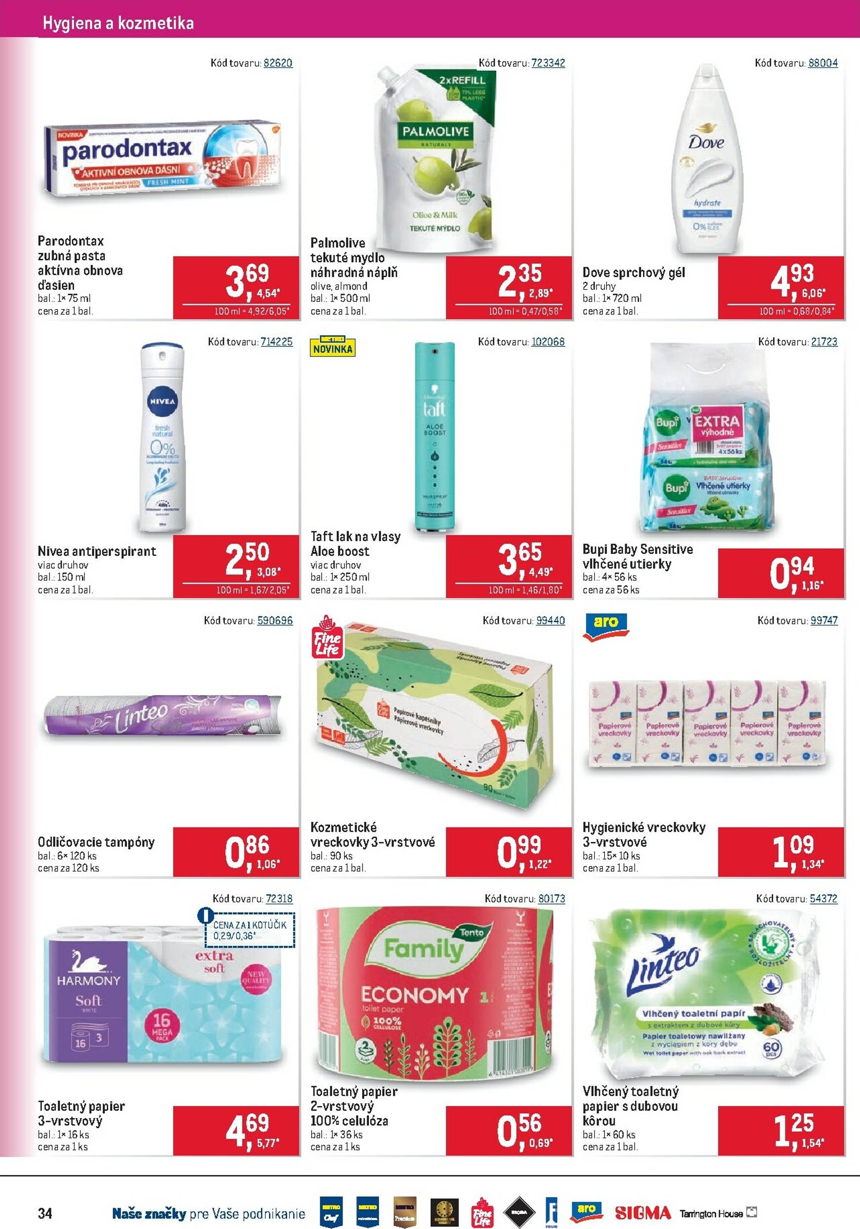 Page 34 of Aktuálny metro leták platný od stredy 24.09 do 07.10