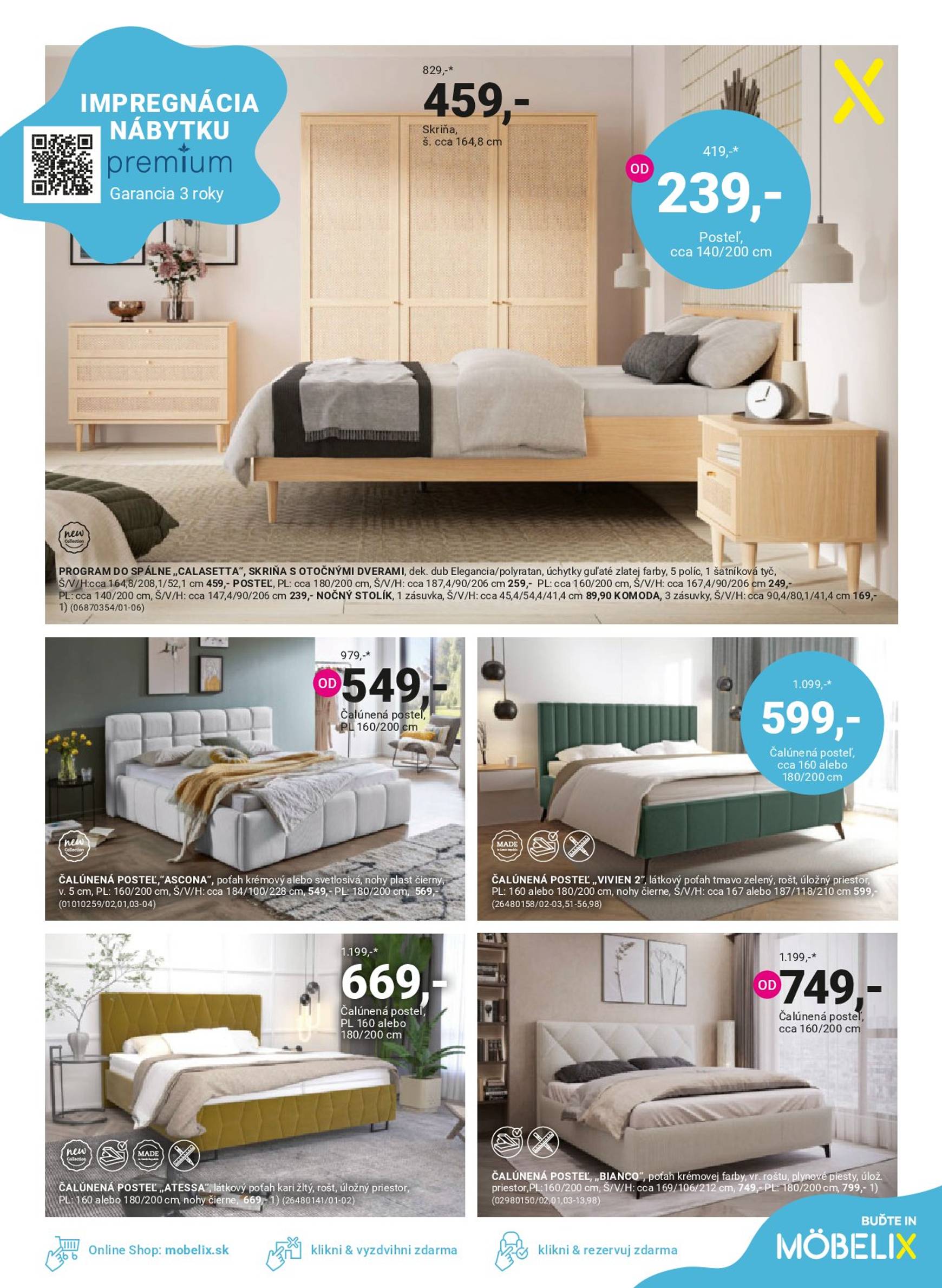 Page 3 of Aktuálny mobelix leták platný od pondelka 08.09 do 12.10