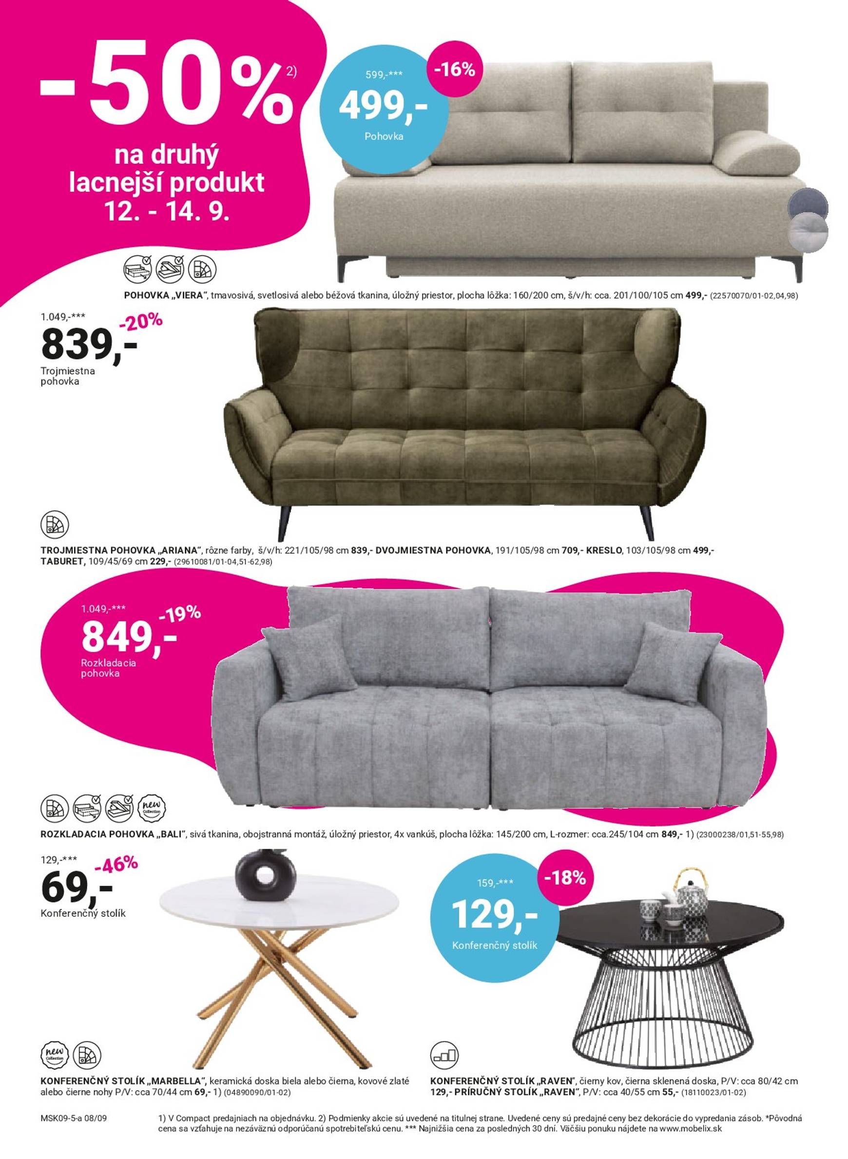 Page 8 of Aktuálny mobelix leták platný od pondelka 08.09 do 12.10