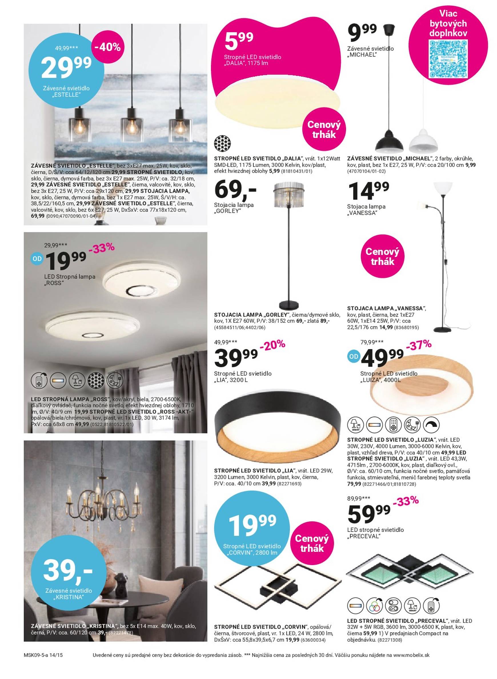 Page 14 of Aktuálny mobelix leták platný od pondelka 08.09 do 12.10
