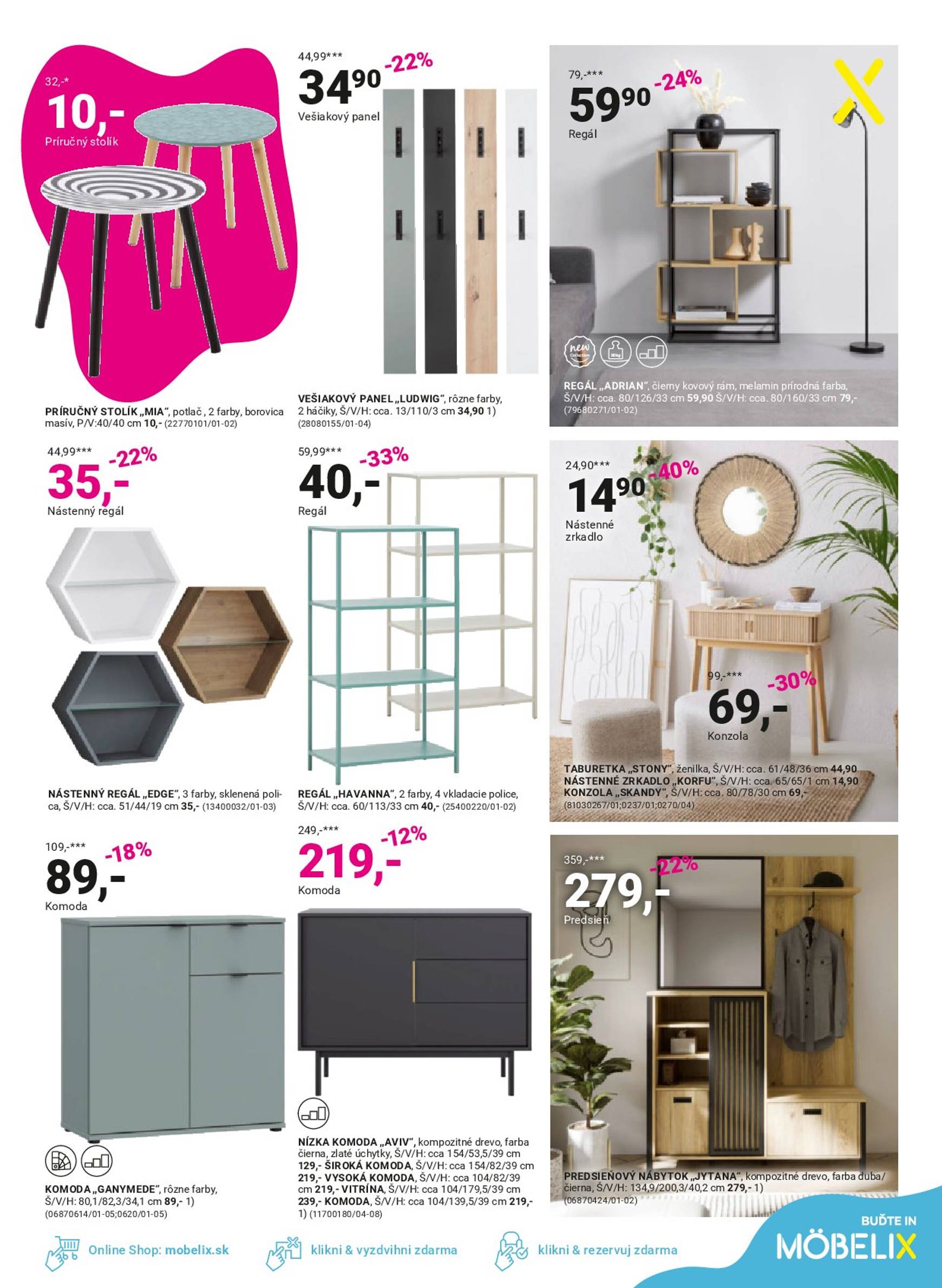 Page 9 of Aktuálny mobelix leták platný od pondelka 08.09 do 12.10