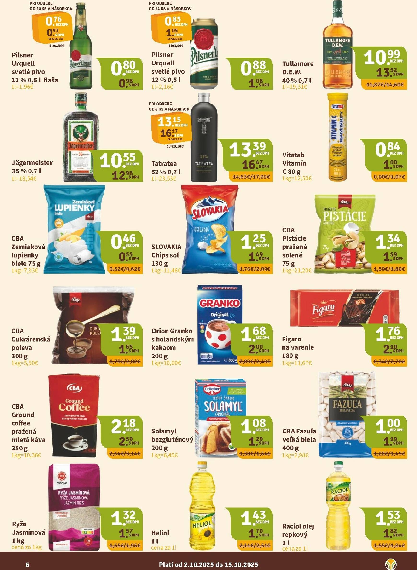 Page 6 of Aktuálny nitrazdroj leták platný od štvrtka 02.10 do 15.10