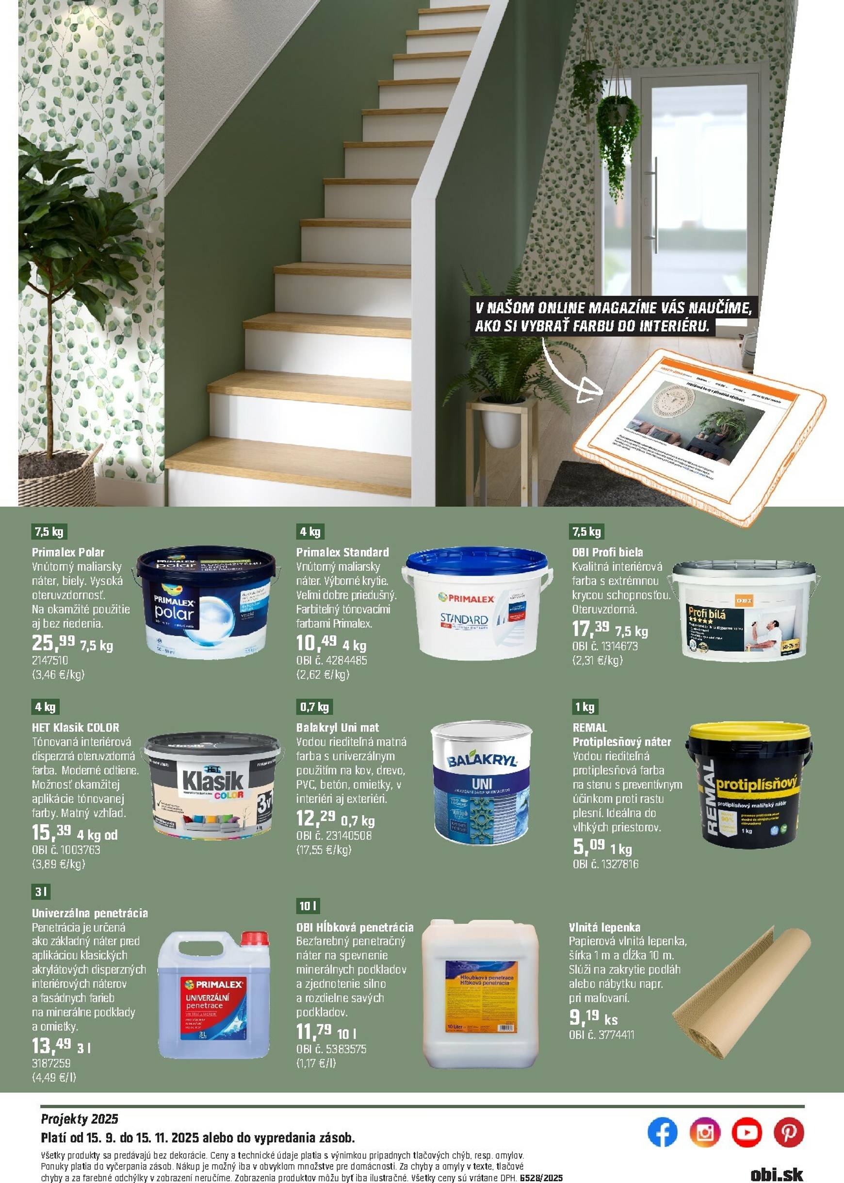 Page 15 of Aktuálny obi leták platný od pondelka 15.09 do 15.11