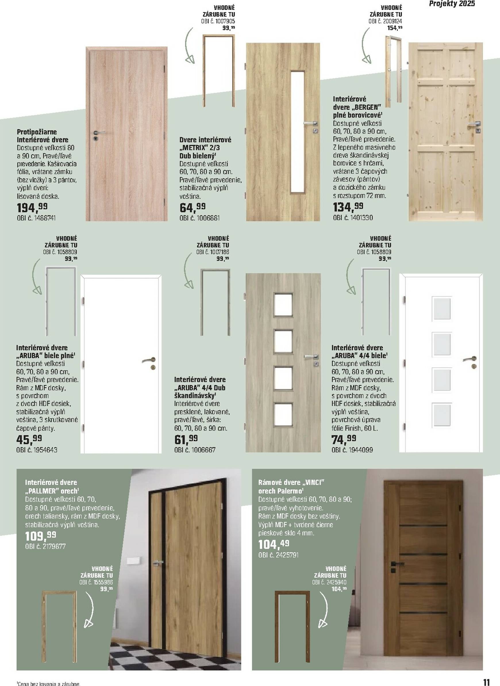 Page 11 of Aktuálny obi leták platný od pondelka 15.09 do 15.11