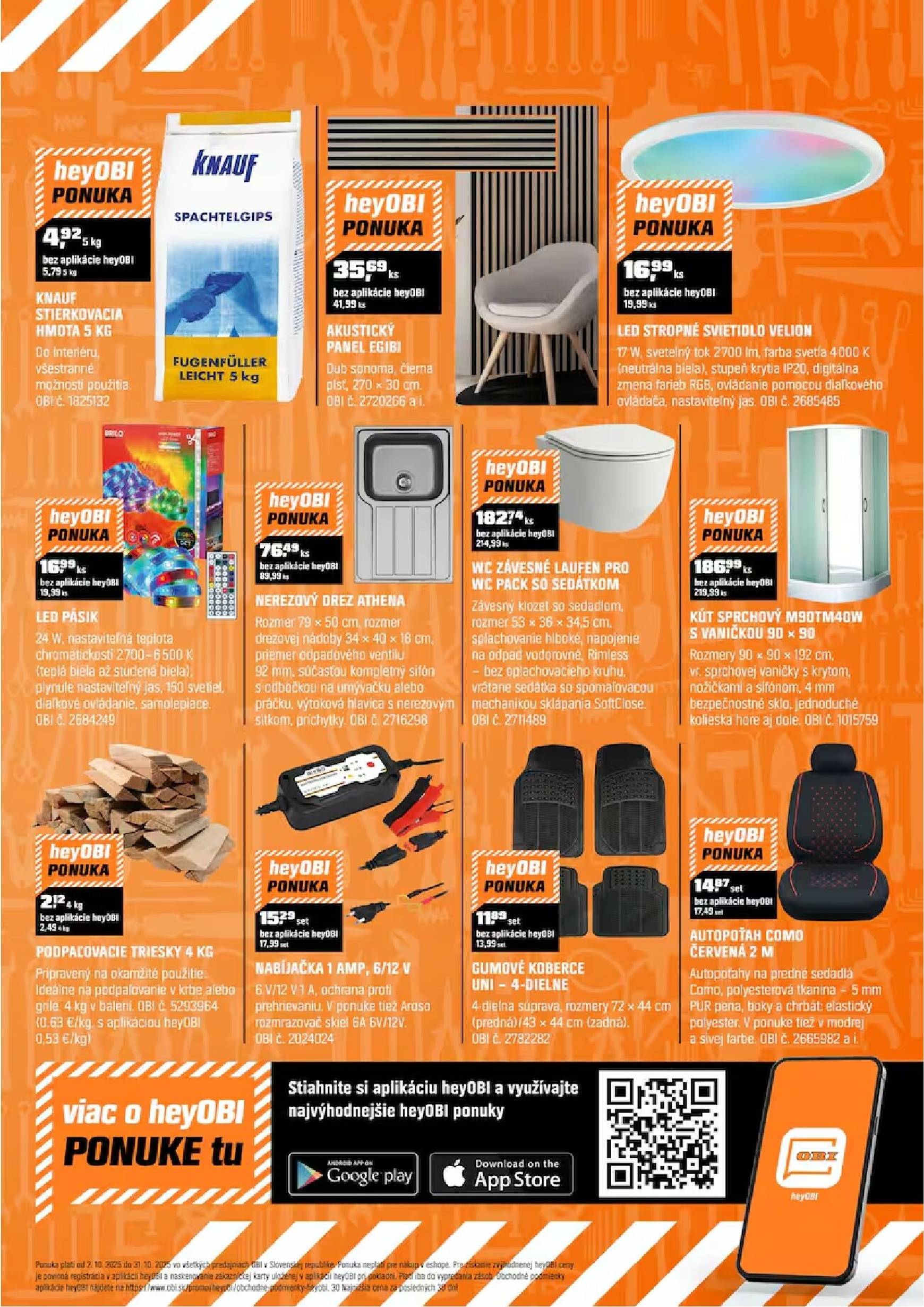 Page 11 of Aktuálny obi leták platný od štvrtka 02.10 do 31.10