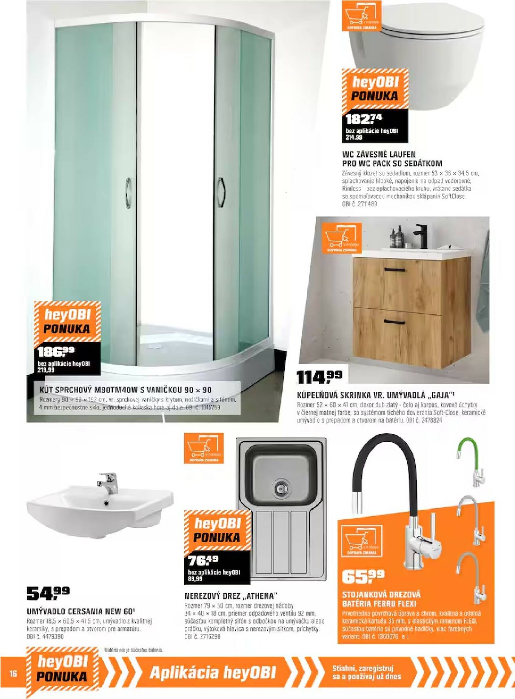 Page 16 of Aktuálny obi leták platný od štvrtka 02.10 do 31.10