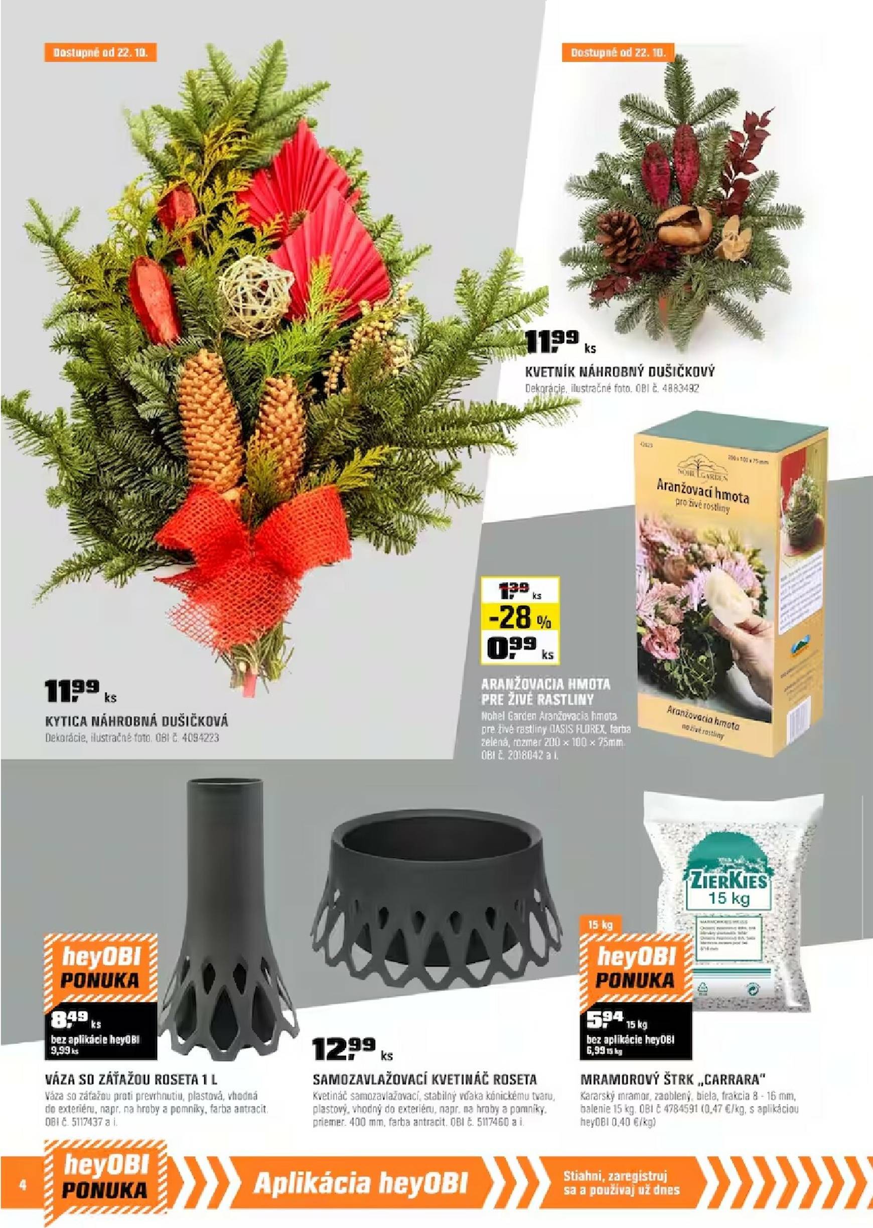 Page 4 of Aktuálny obi leták platný od štvrtka 02.10 do 31.10