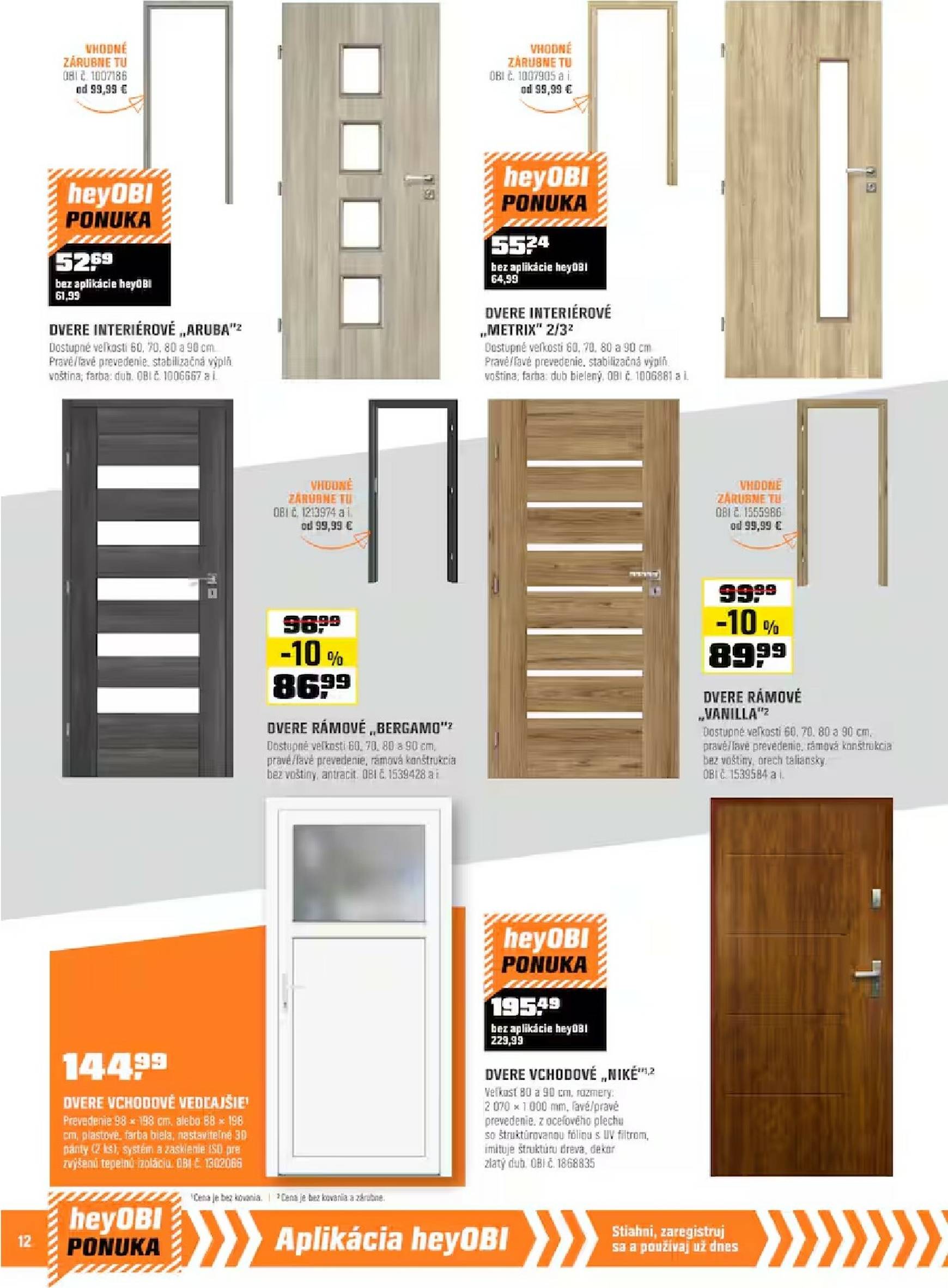 Page 12 of Aktuálny obi leták platný od štvrtka 02.10 do 31.10