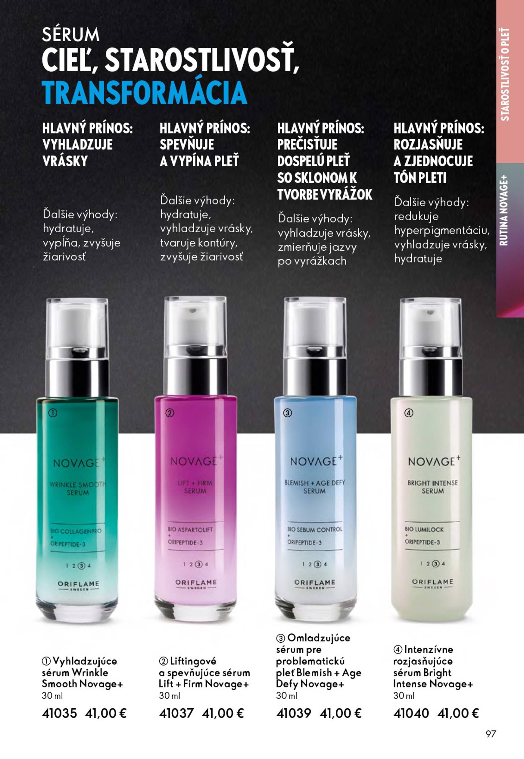 Page 97 of Aktuálny oriflame leták platný od stredy 01.10 do 21.10