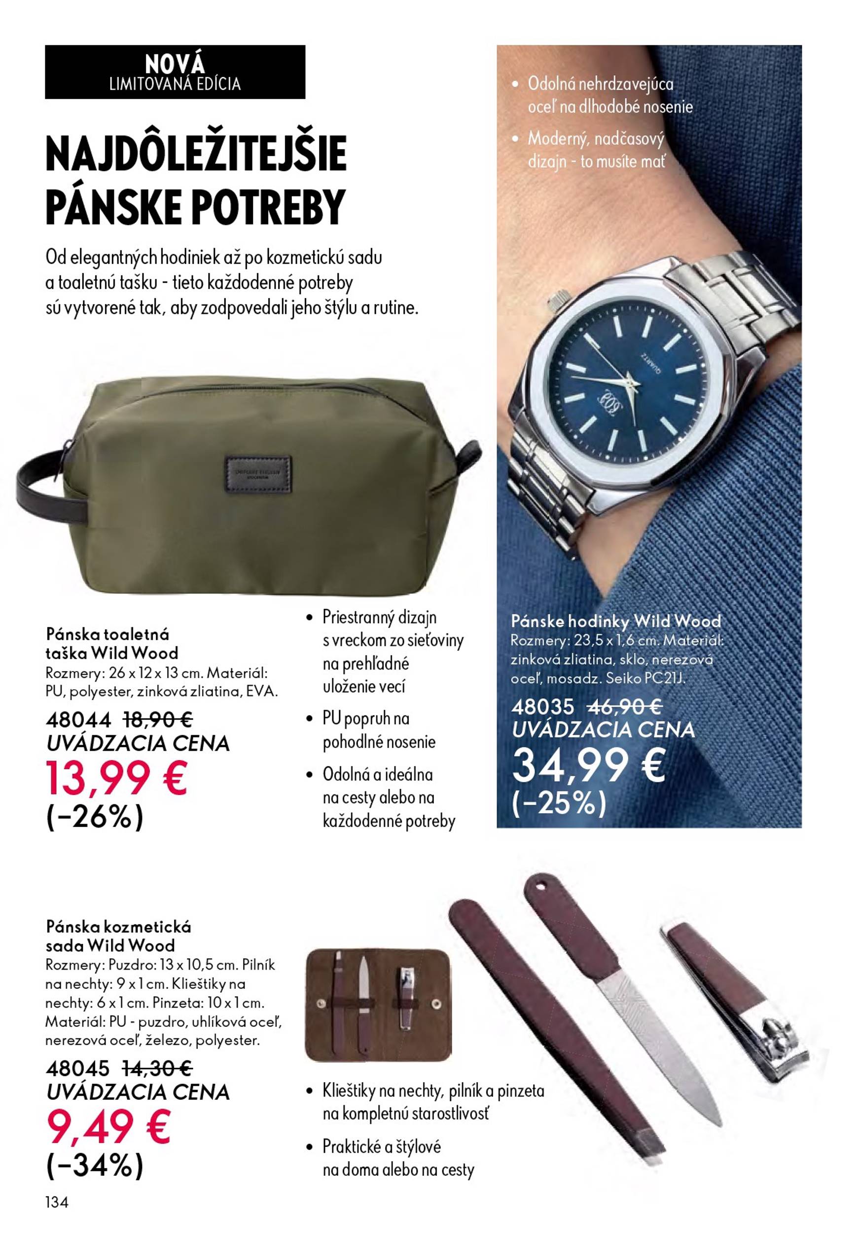 Page 134 of Aktuálny oriflame leták platný od stredy 01.10 do 21.10