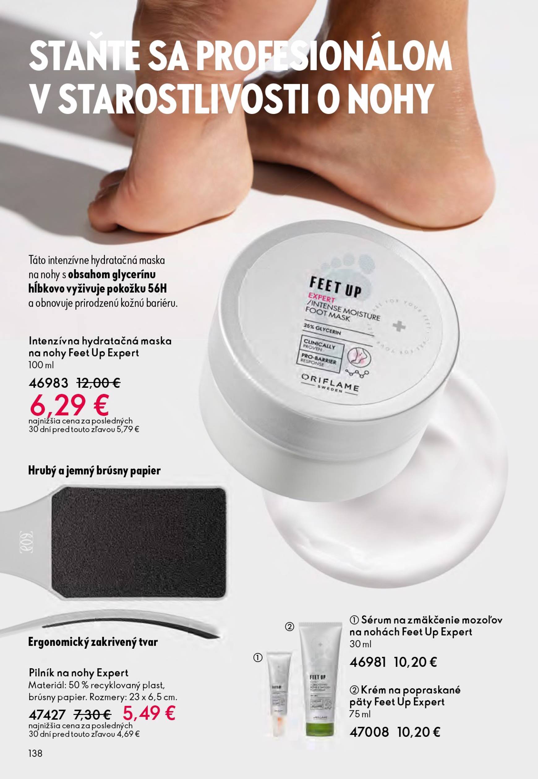 Page 138 of Aktuálny oriflame leták platný od stredy 01.10 do 21.10