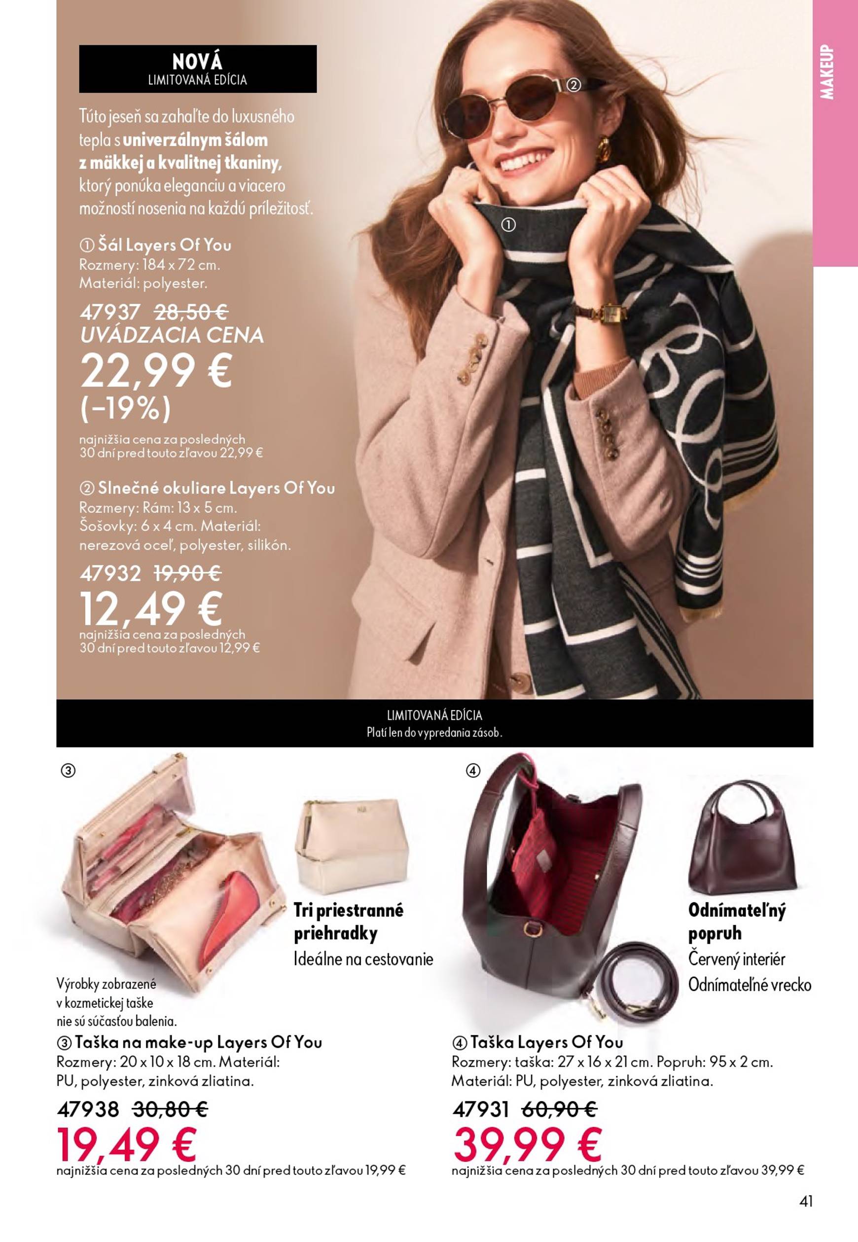 Page 41 of Aktuálny oriflame leták platný od stredy 01.10 do 21.10