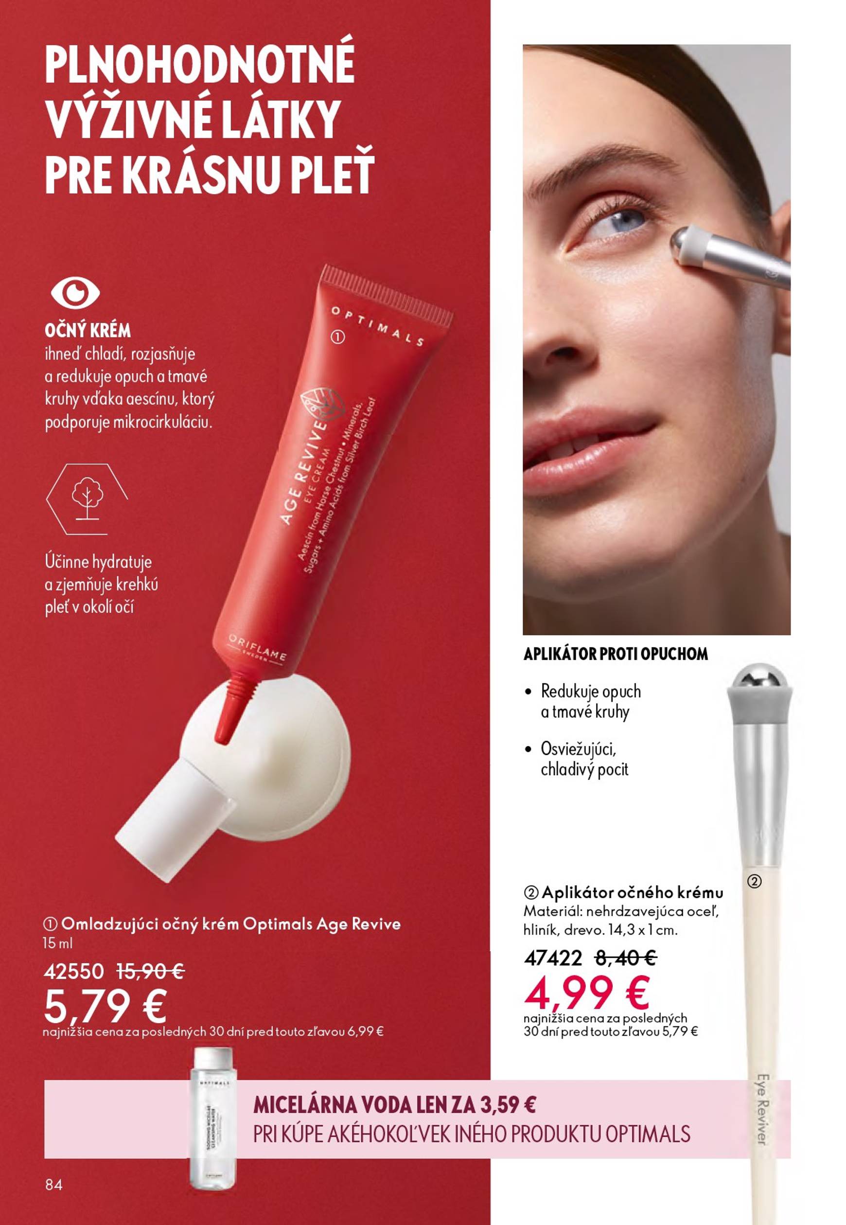 Page 84 of Aktuálny oriflame leták platný od stredy 01.10 do 21.10