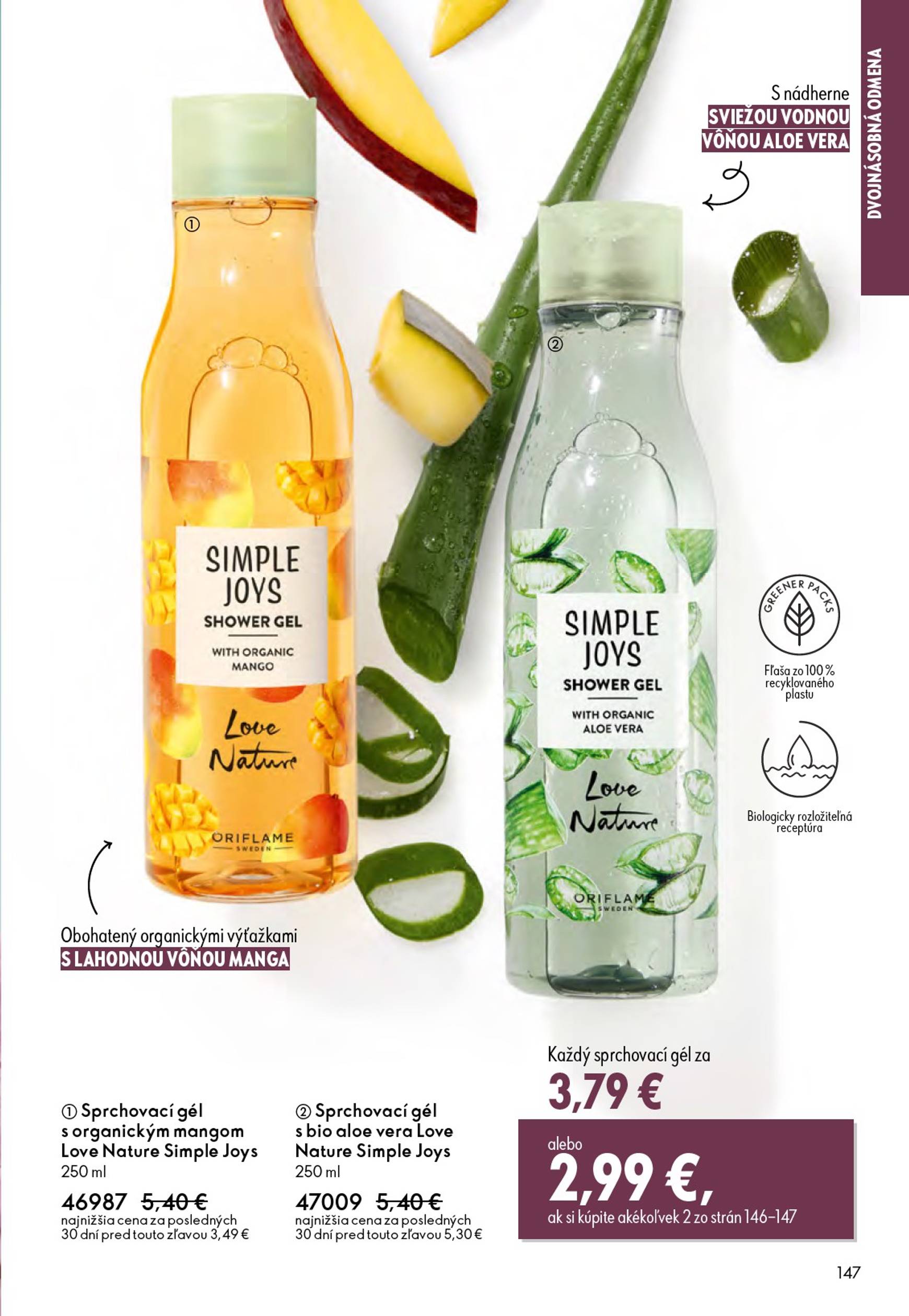 Page 147 of Aktuálny oriflame leták platný od stredy 01.10 do 21.10