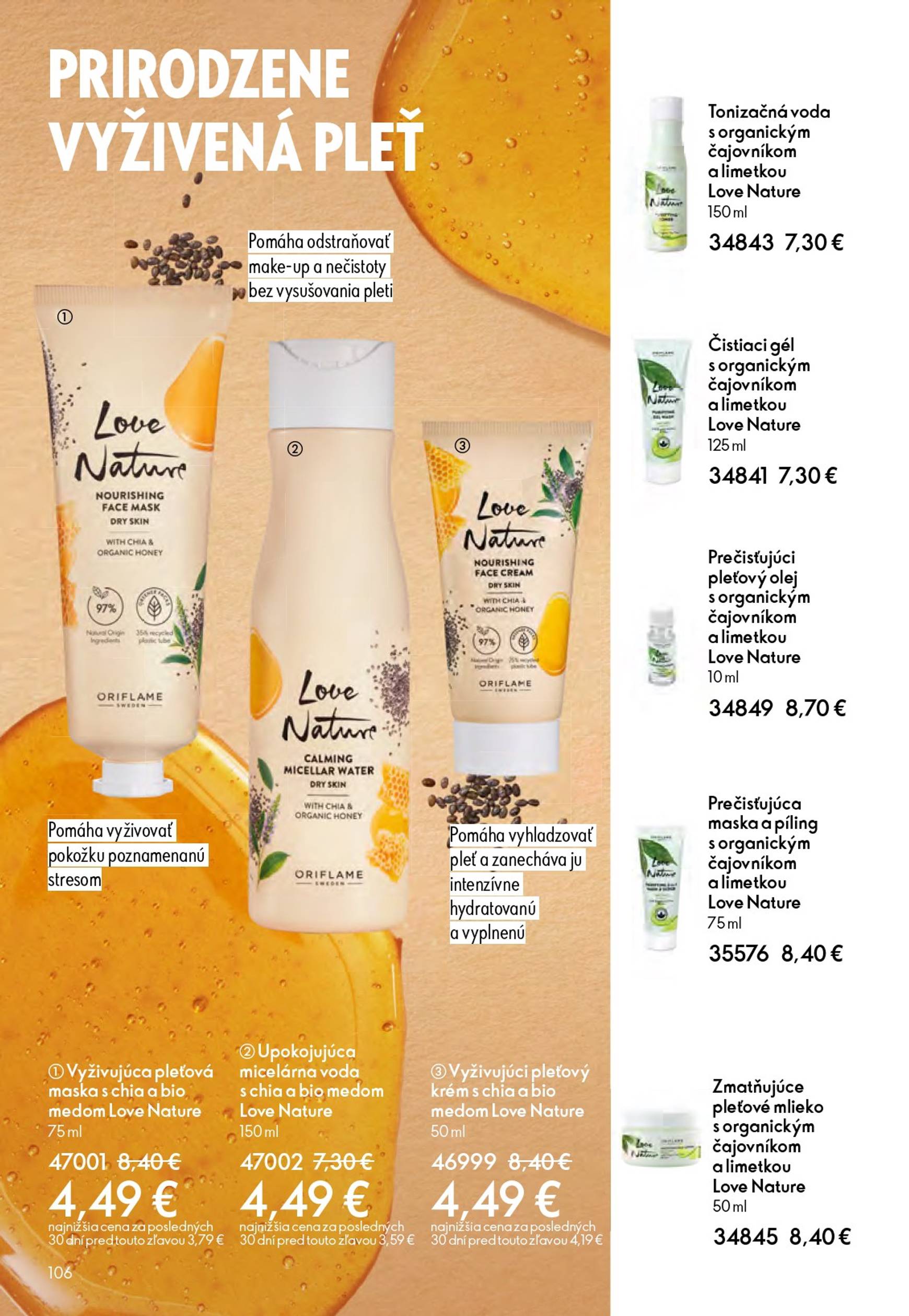 Page 106 of Aktuálny oriflame leták platný od stredy 01.10 do 21.10