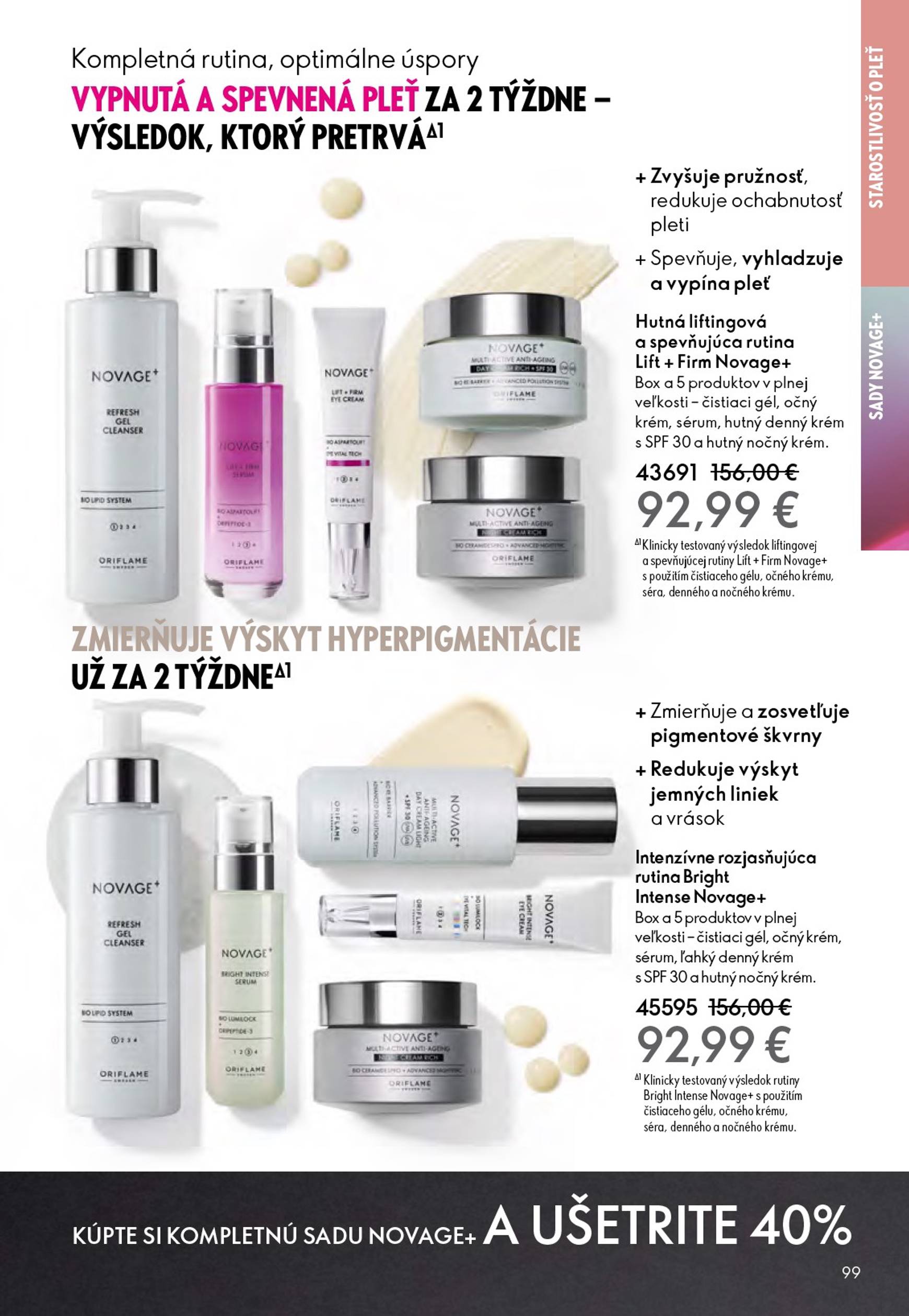 Page 99 of Aktuálny oriflame leták platný od stredy 01.10 do 21.10