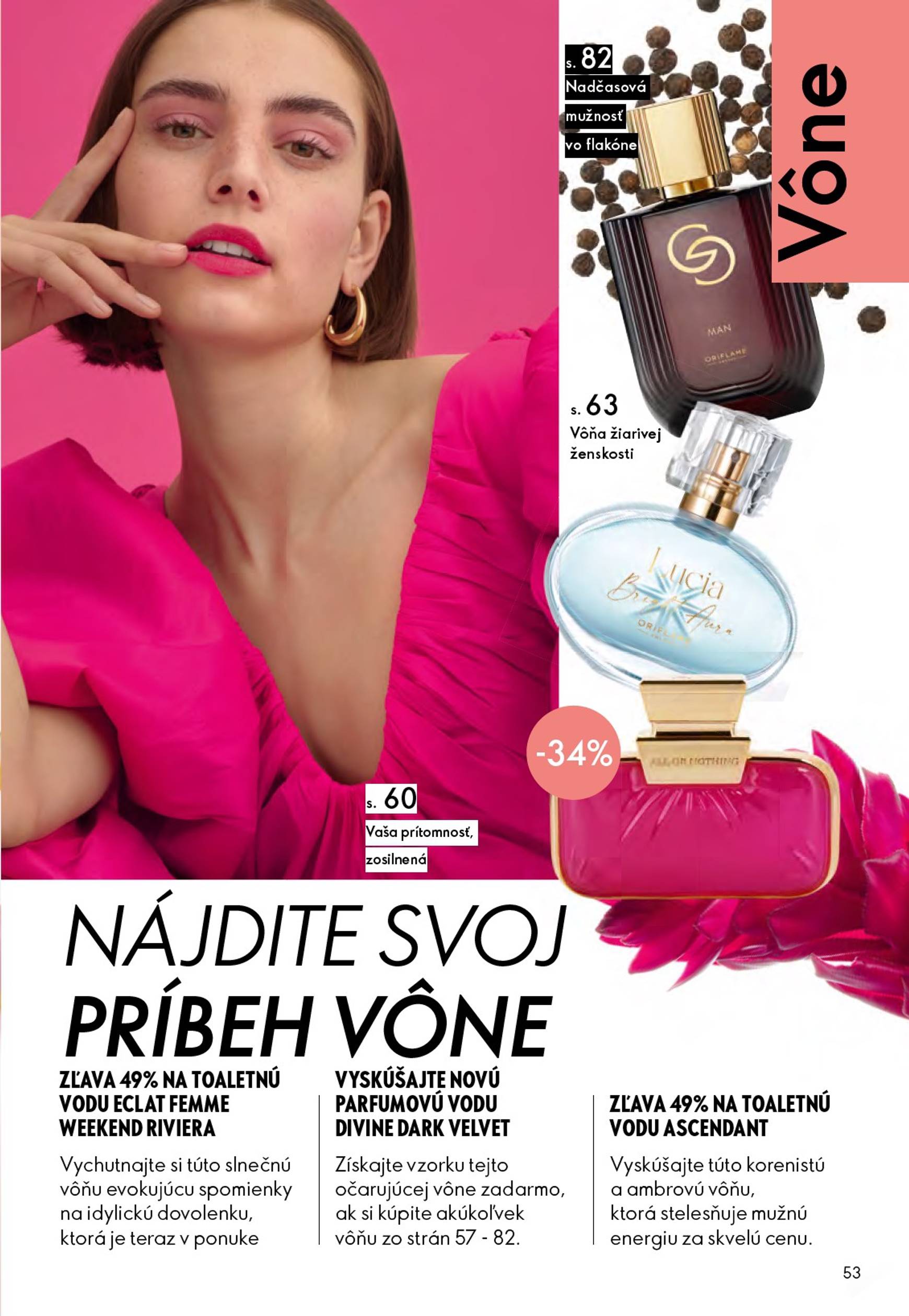 Page 53 of Aktuálny oriflame leták platný od stredy 01.10 do 21.10