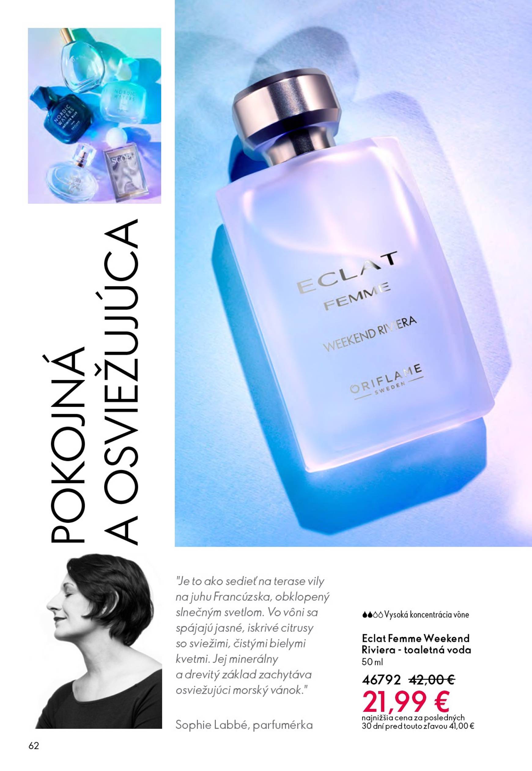 Page 62 of Aktuálny oriflame leták platný od stredy 01.10 do 21.10