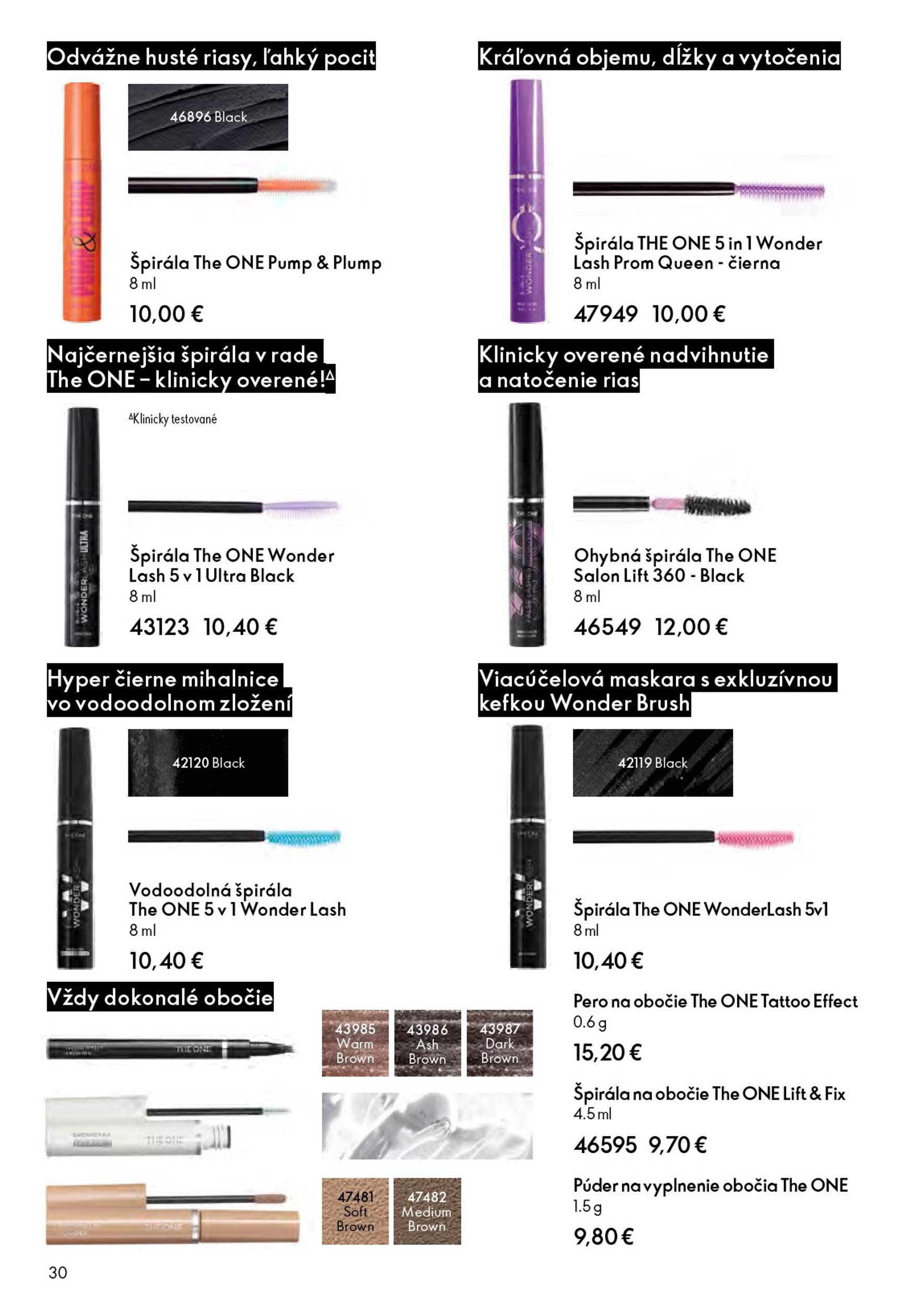 Page 30 of Aktuálny oriflame leták platný od stredy 01.10 do 21.10