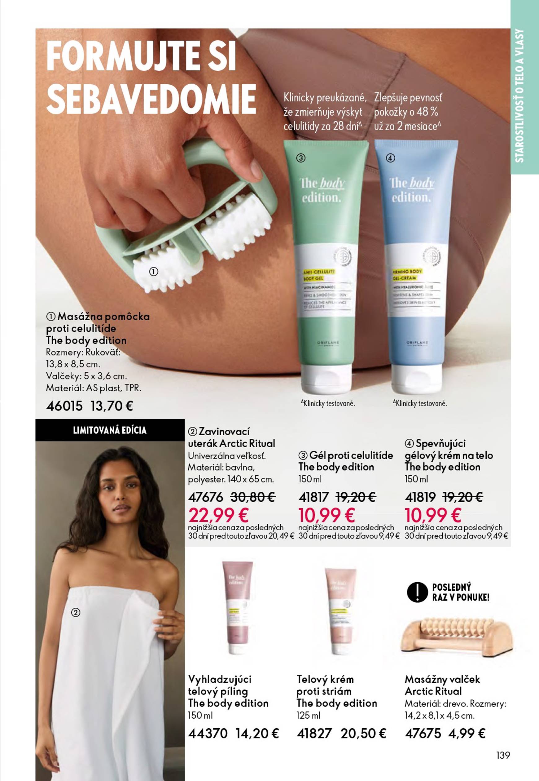 Page 139 of Aktuálny oriflame leták platný od stredy 01.10 do 21.10