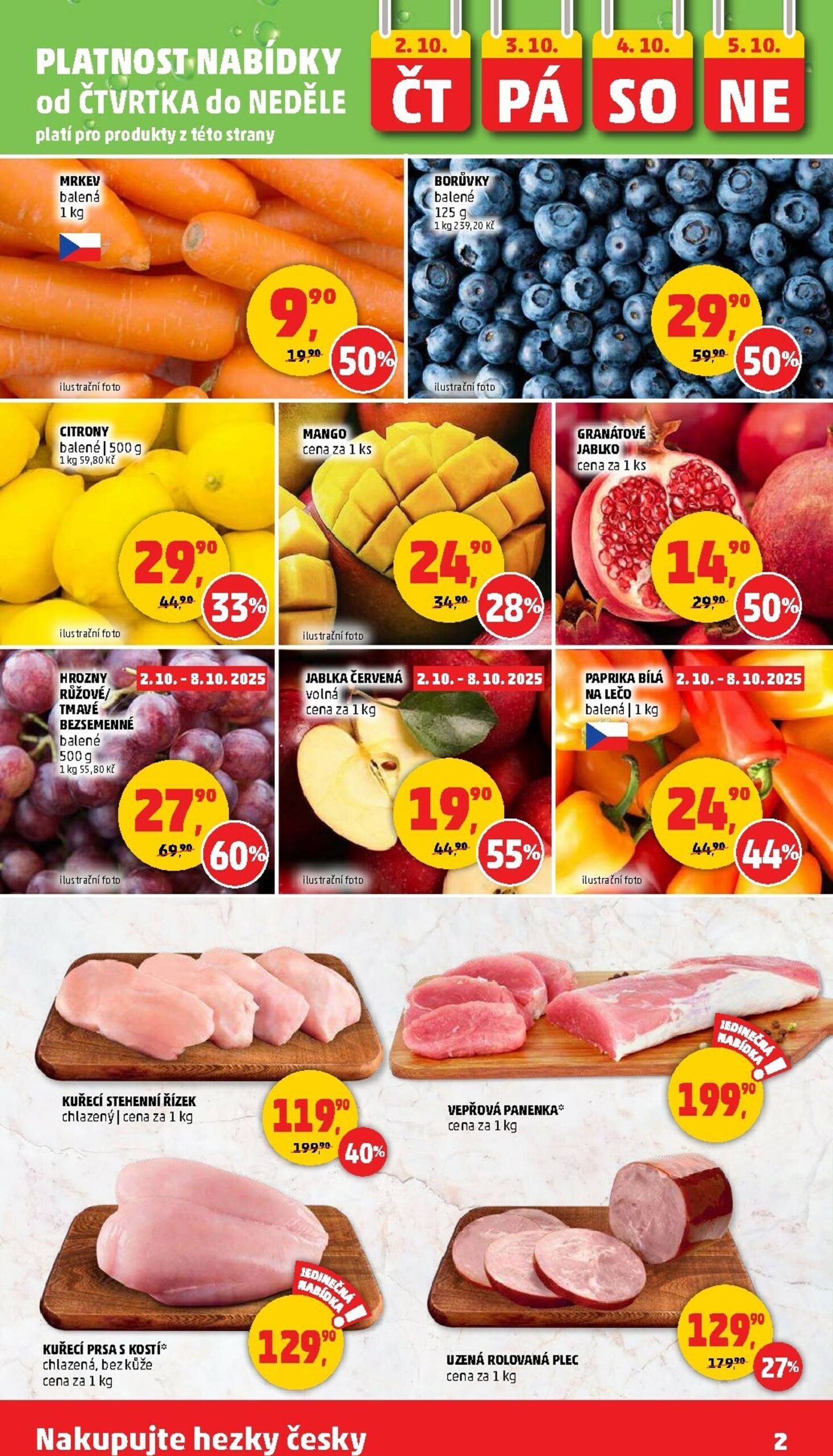 Page 2 of Aktuálny penny-cesko leták platný od štvrtka 02.10 do 08.10