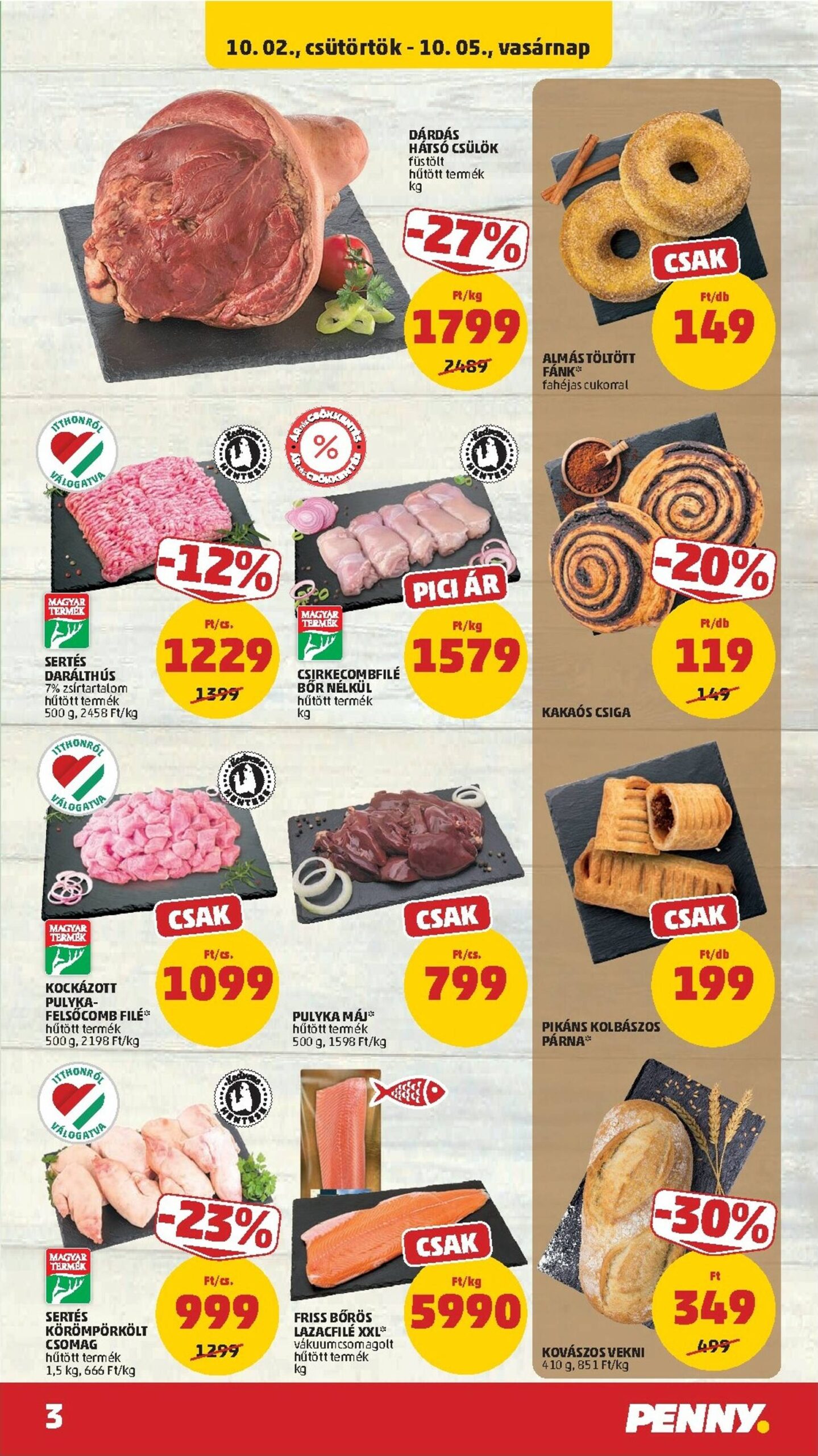 Page 3 of Aktuálny penny-madarsko leták platný od štvrtka 02.10 do 08.10